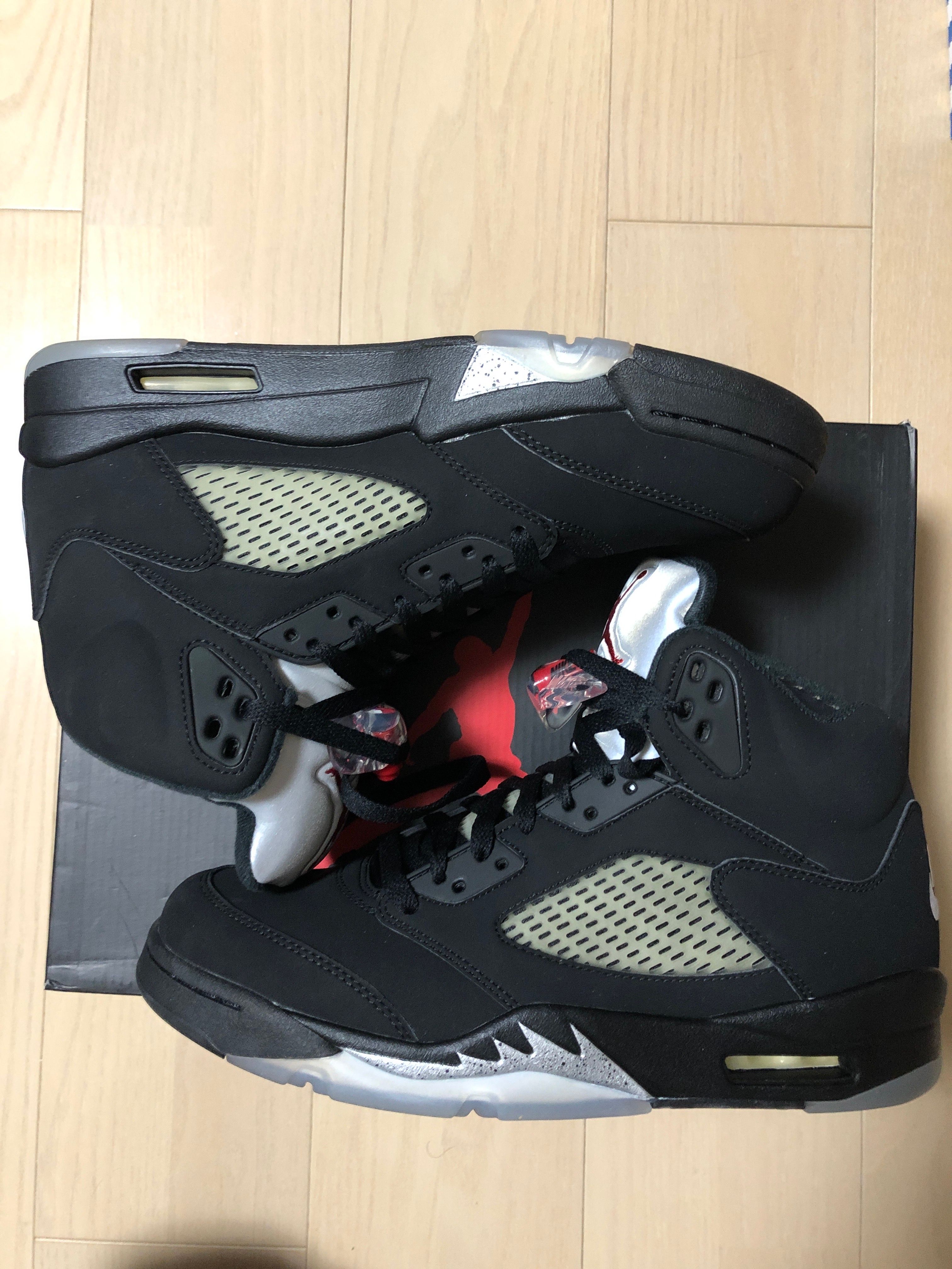 Nike Air Jordan 5 Retro OG "Black/Fire Red/Metallic Silver/White" (2016)