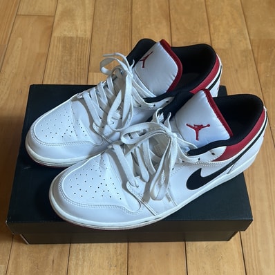 Nike Air Jordan 1 Low "White/University Red/Black"