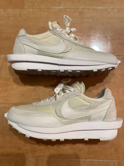 sacai × Nike LDV Waffle "Triple White"