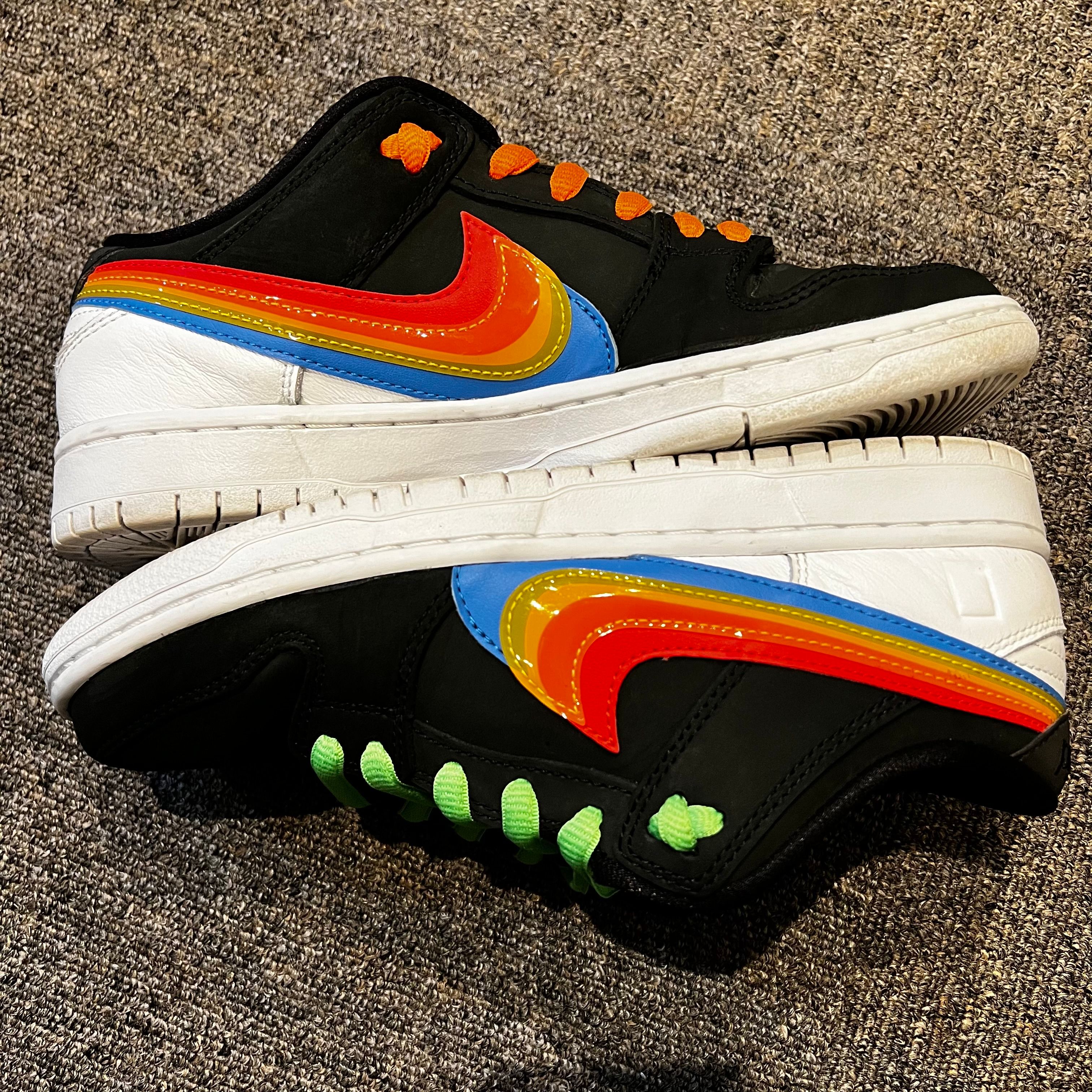 Polaroid × Nike SB Dunk Low Pro QS "Black/White"