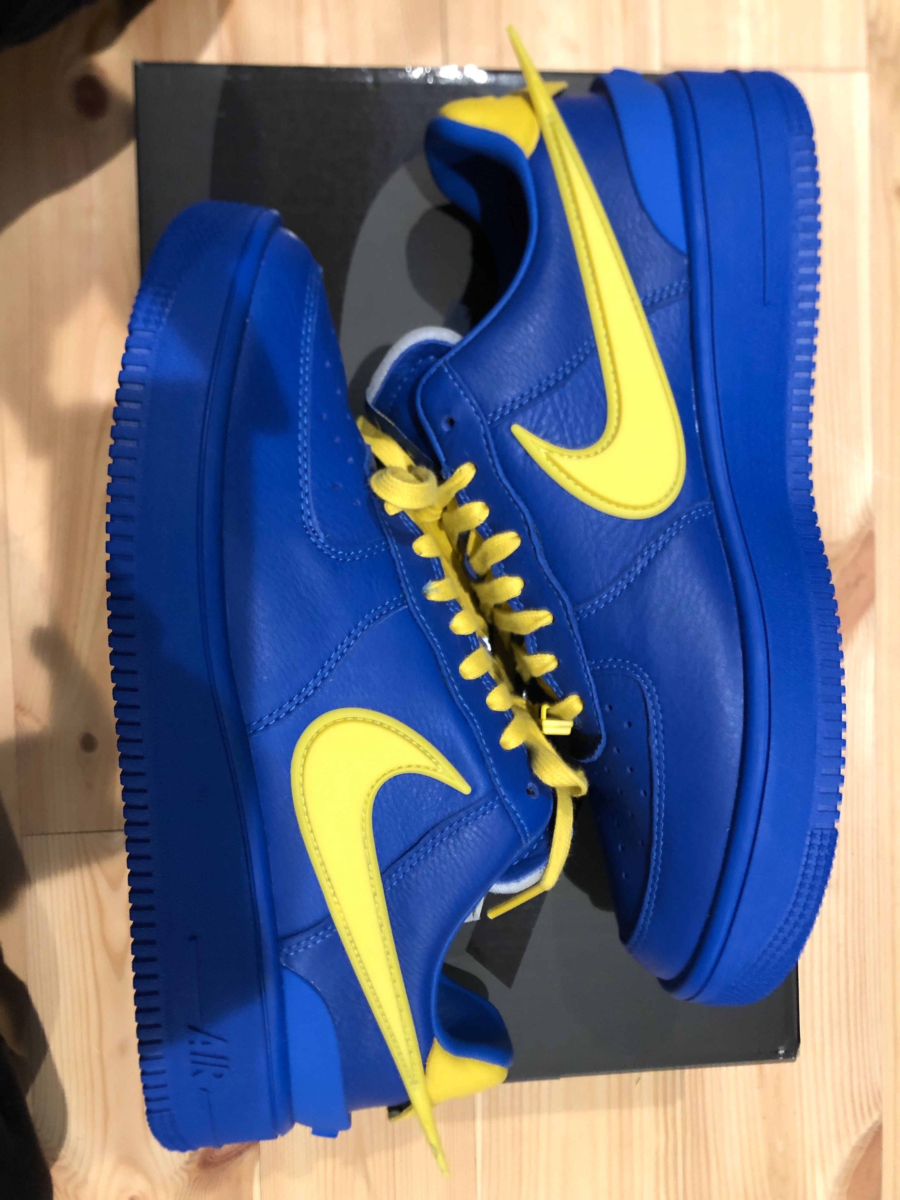 AMBUSH × Nike Air Force 1 Low "Game Royal and Vivid Sulfur"