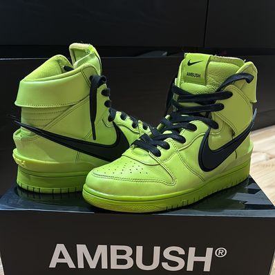 AMBUSH × NIKE DUNK HIGH "FLASH LIME"