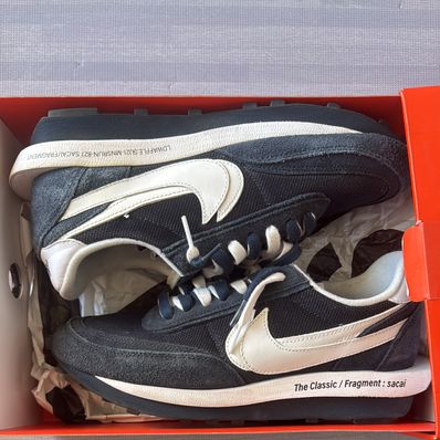 Fragment × sacai × Nike LD Waffle "Blackended Blue"