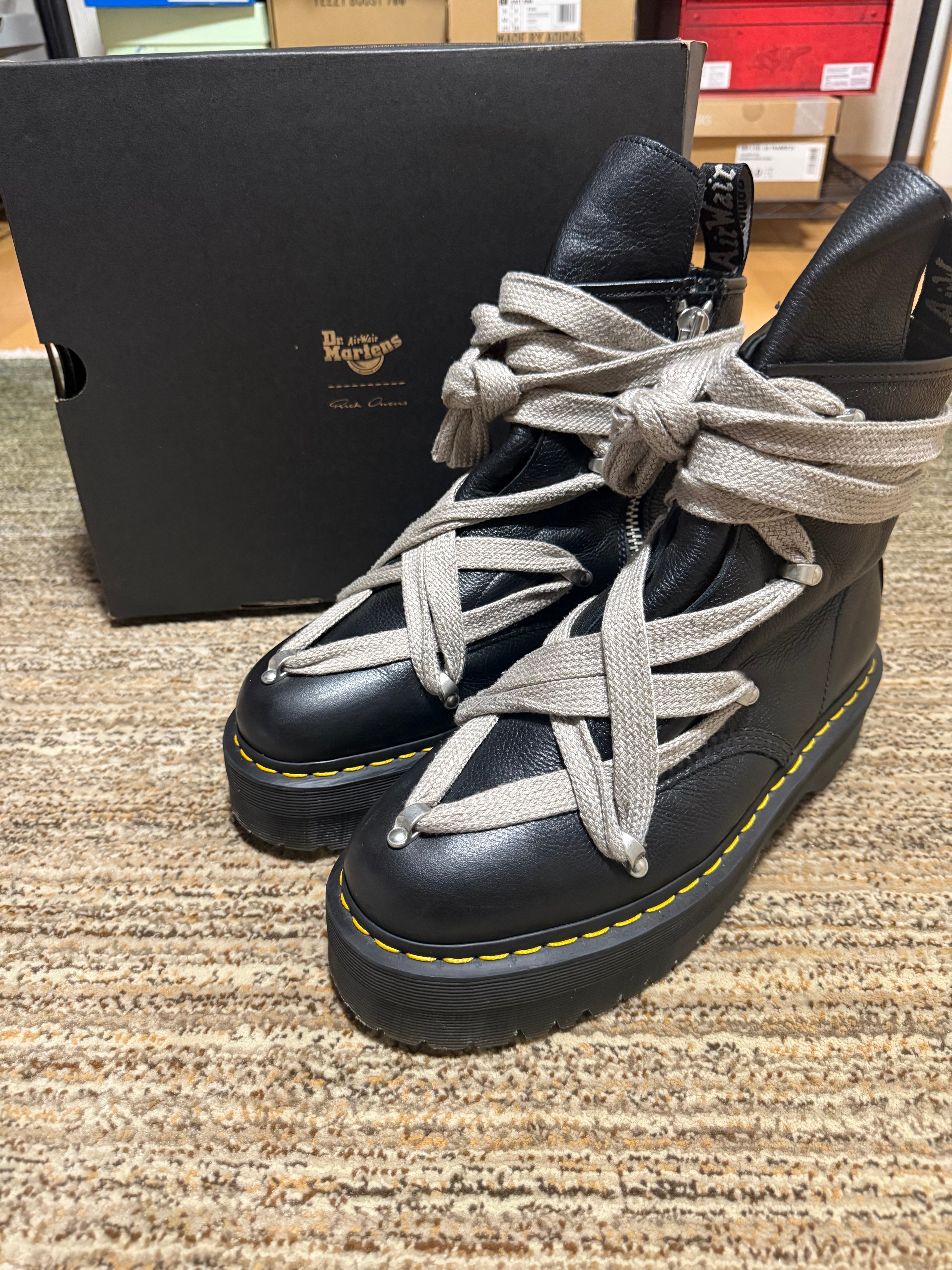 Rick Owens × Dr.Martens 1460 DMXL Jumbo Lace Boot 