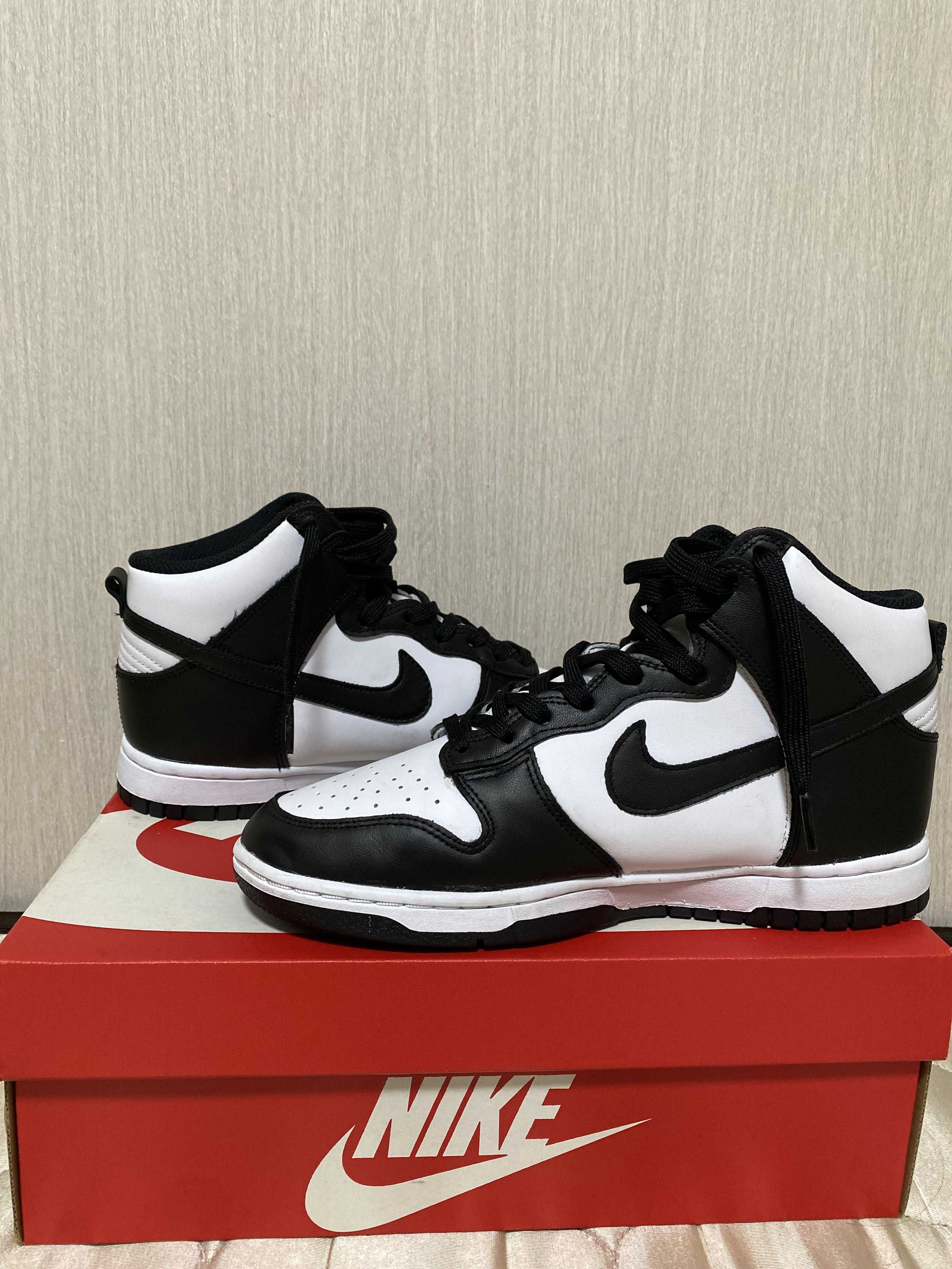 Nike Women's Dunk High "Black and White"