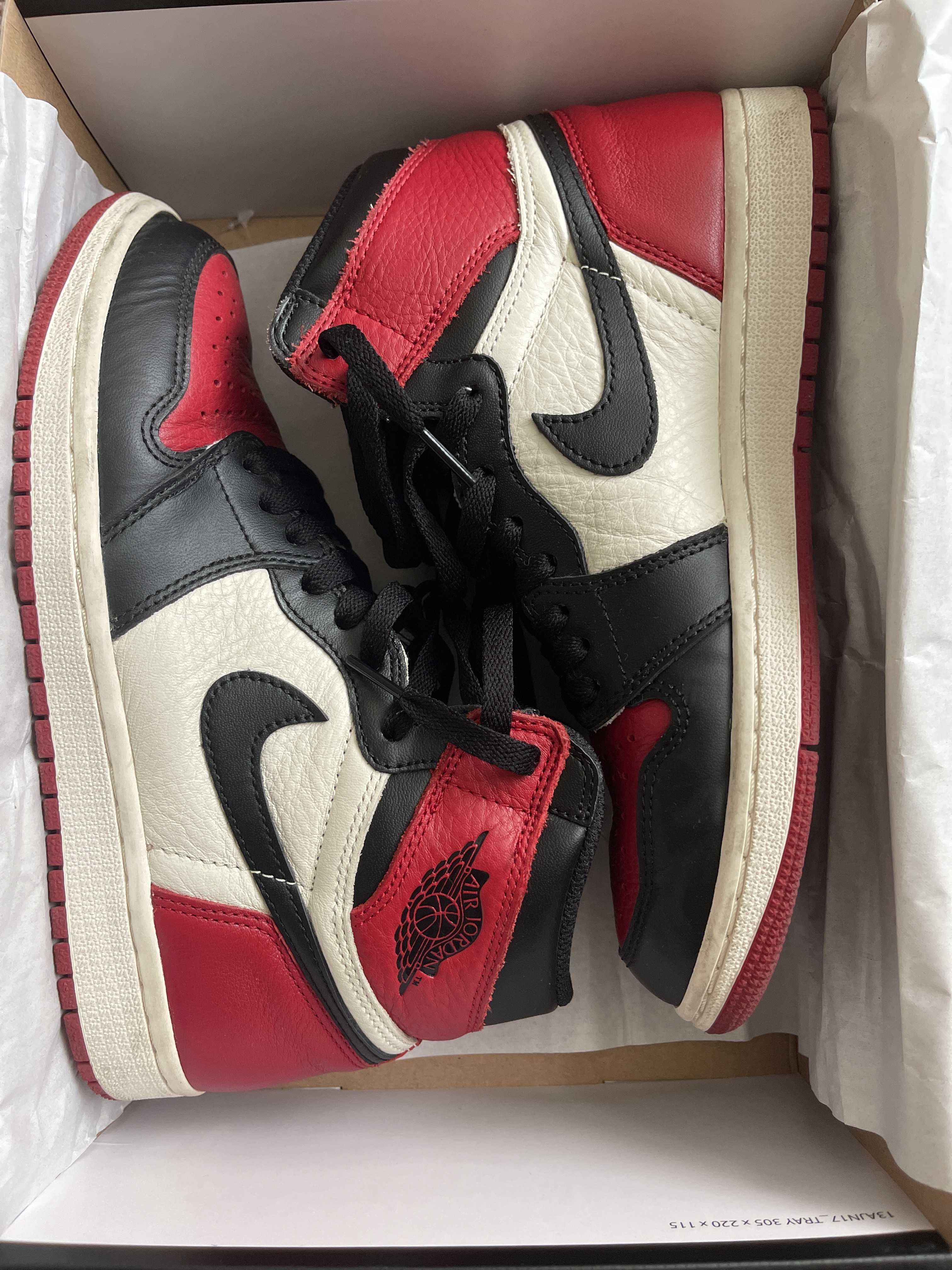 Nike Air Jordan 1 Retro High OG "Bred Toe"