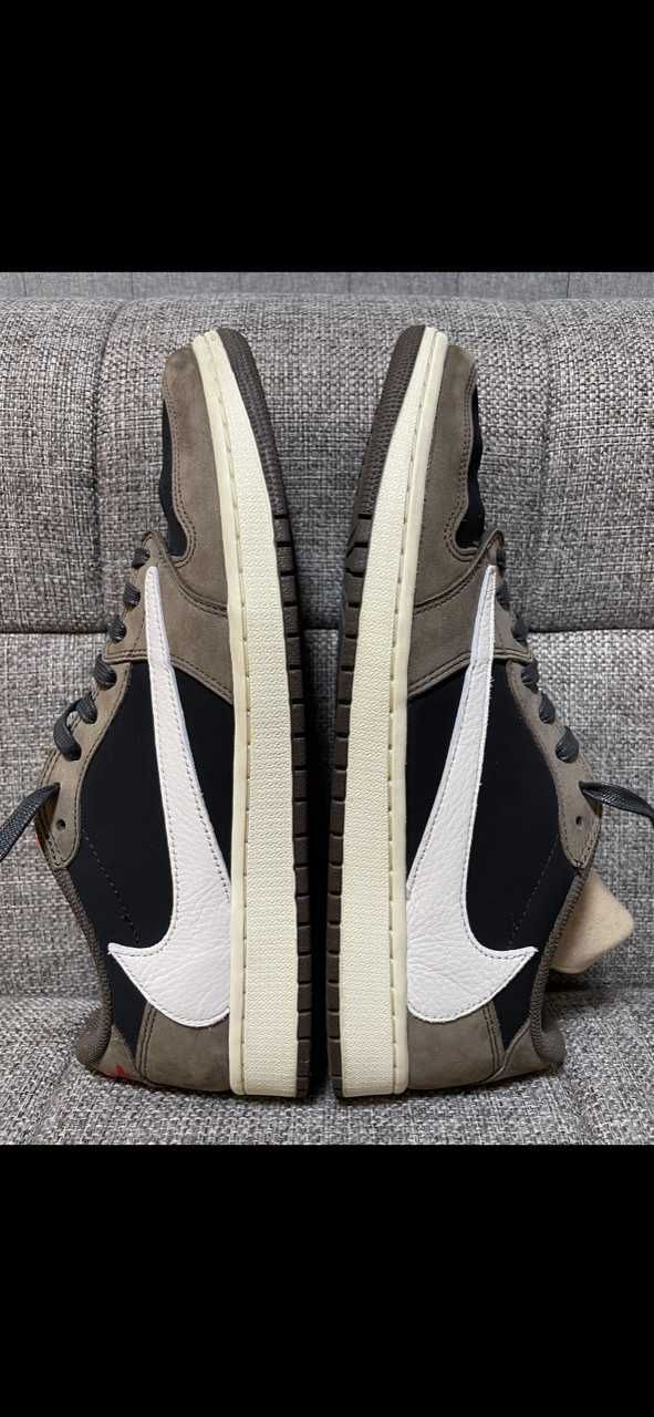 Travis Scott × Nike Air Jordan 1 Low OG SP-T "Black/Dark Mocha"