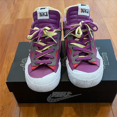 KAWS × sacai × Nike Blazer Low "Purple Dusk"