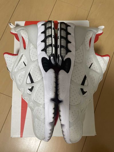 Stussy × Nike Air Zoom Kukini "White/Red"