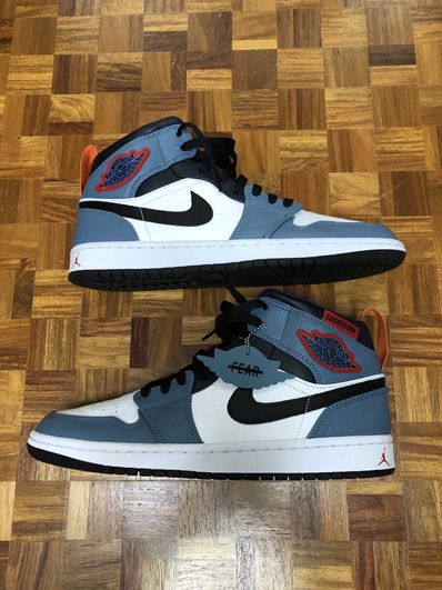 FACETASM × Nike Air Jordan 1 Mid "White/Navy"