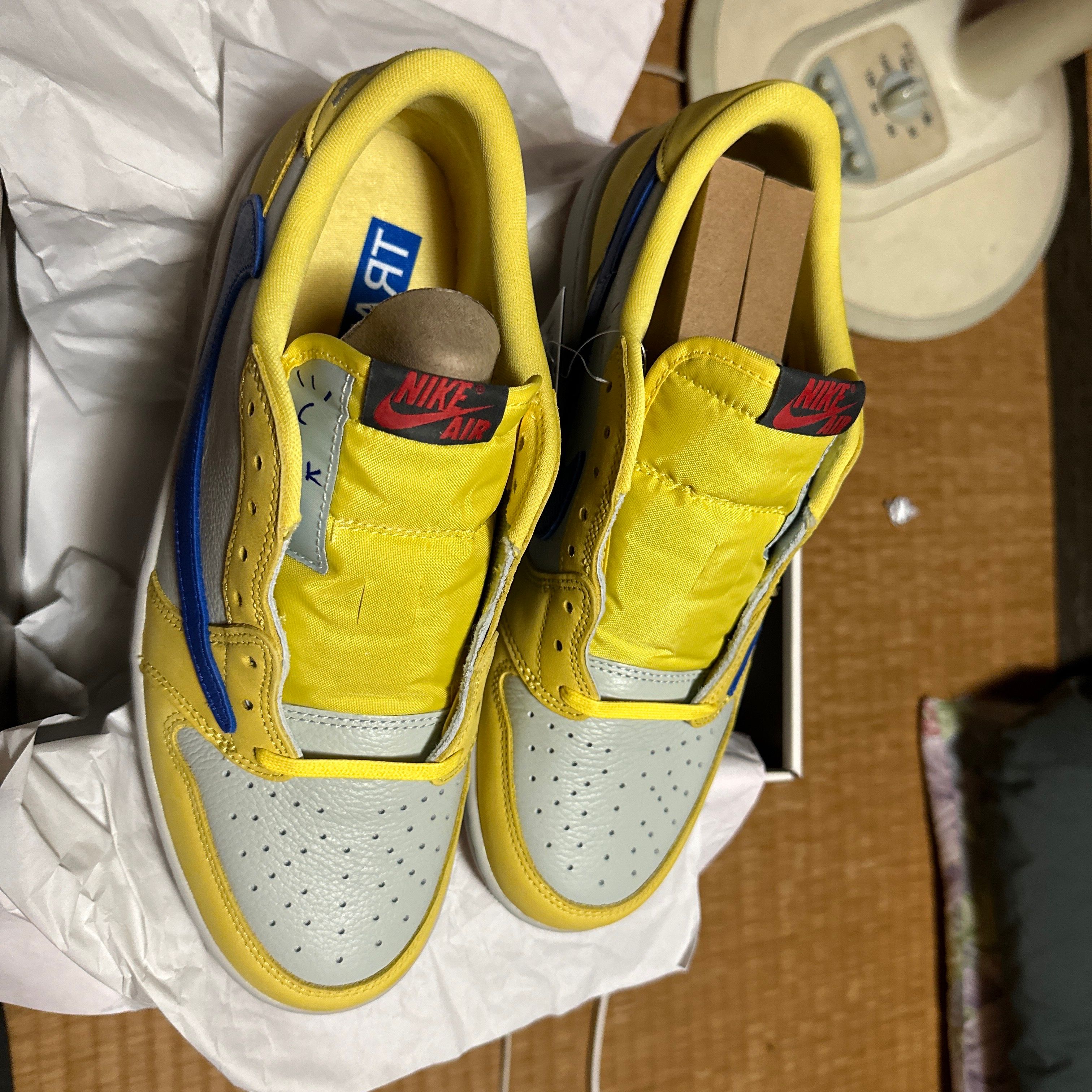 Travis Scott × Nike Women's Air Jordan 1 Retro Low OG "Canary"