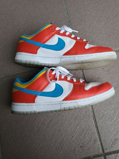 FRUiTY PEBBLESTM × Nike Dunk Low QS "Habanero Red/Dark Sulfur/Laser Blue"