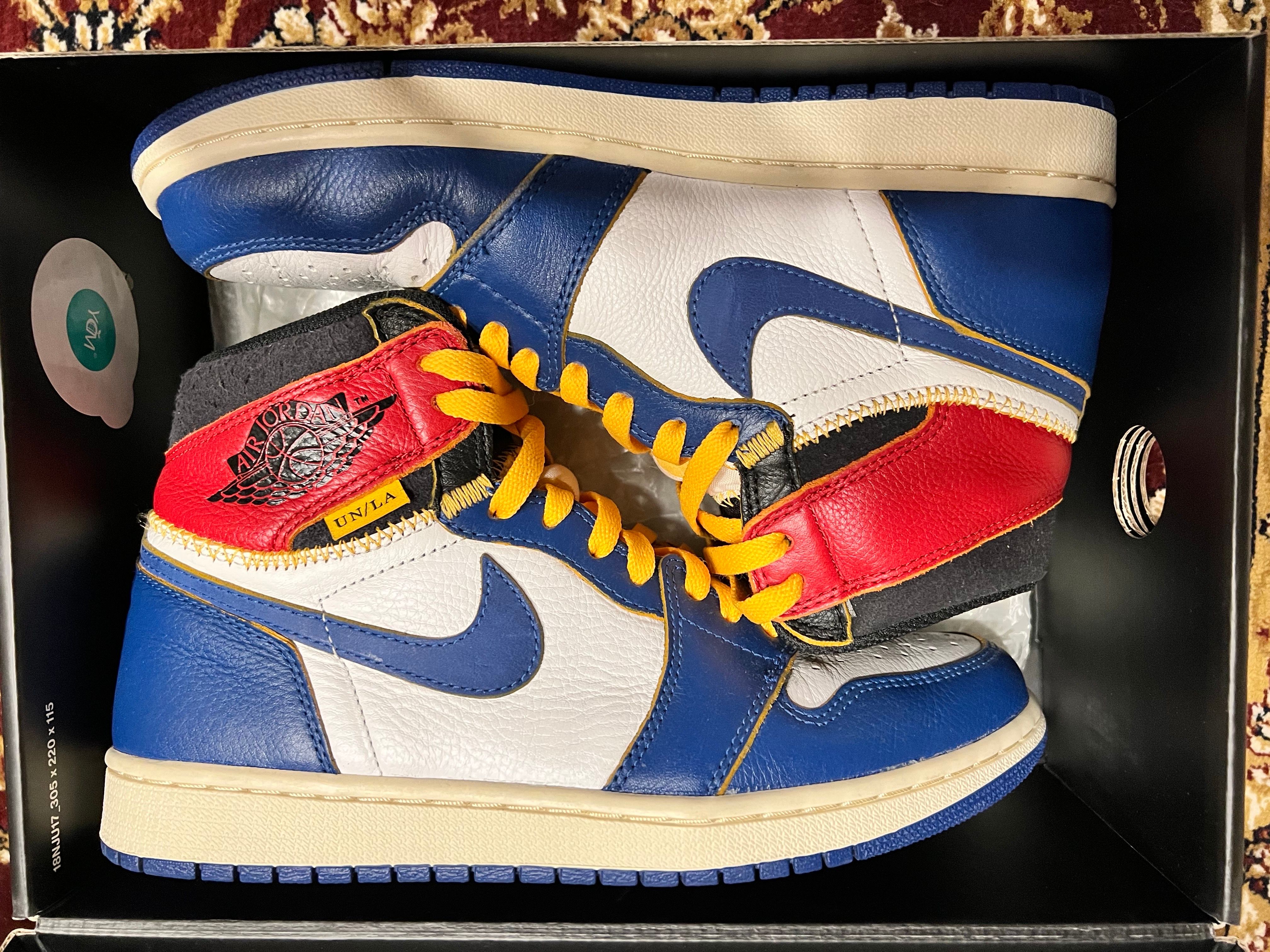 Union × Nike Air Jordan 1 Retro High OG NRG "Storm Blue/Varsity Red"
