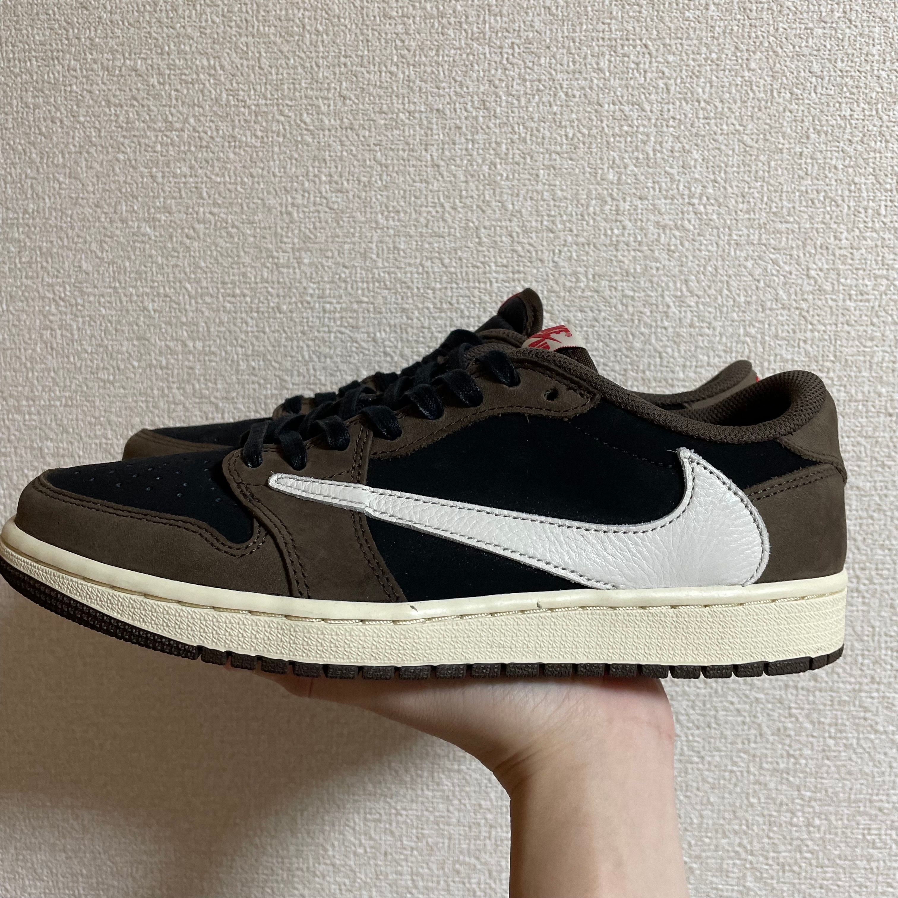 Travis Scott × Nike Air Jordan 1 Low OG SP-T "Black/Dark Mocha"