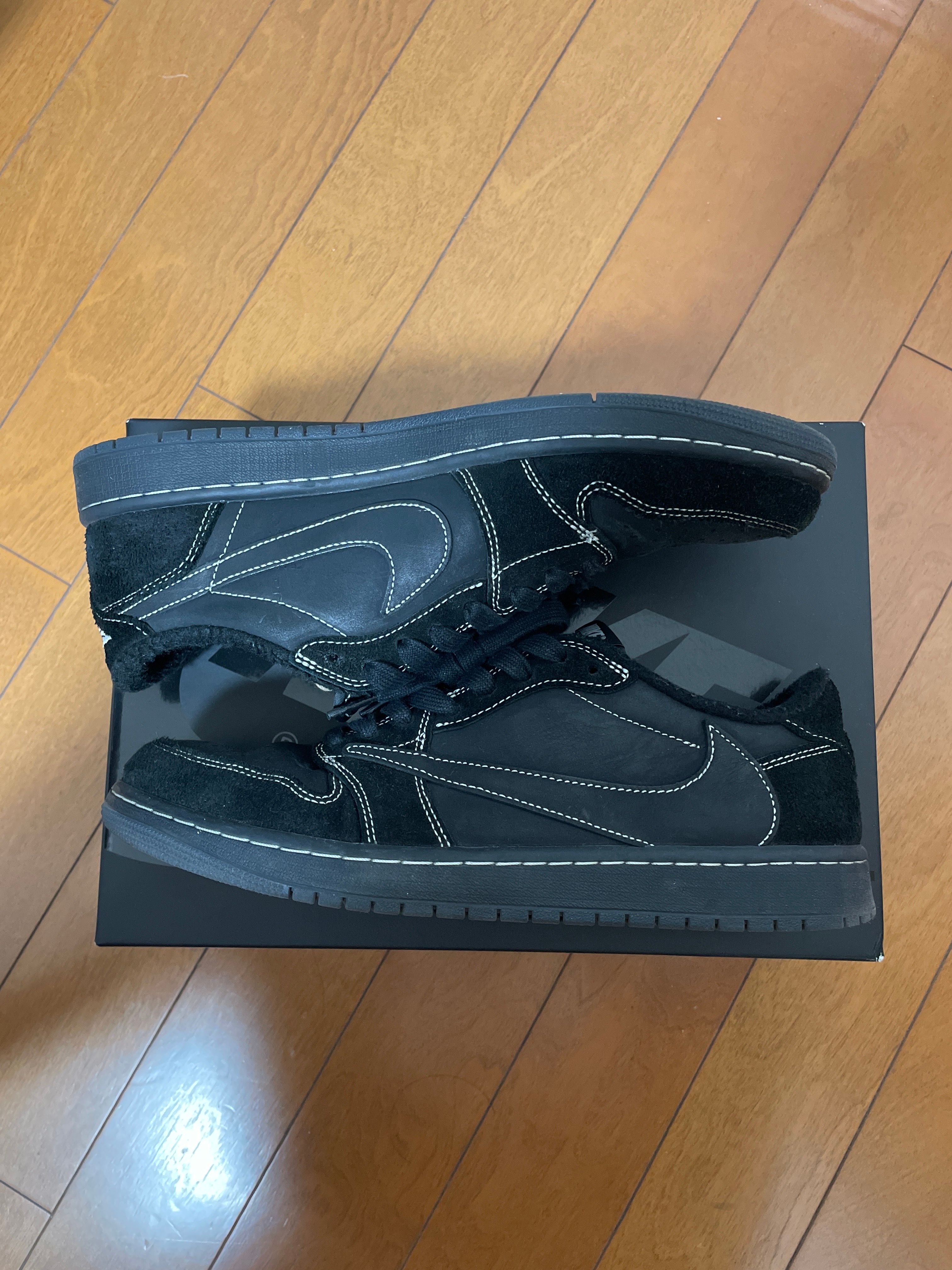 Travis Scott × Nike Air Jordan 1 Low OG SP "Black Phantom"