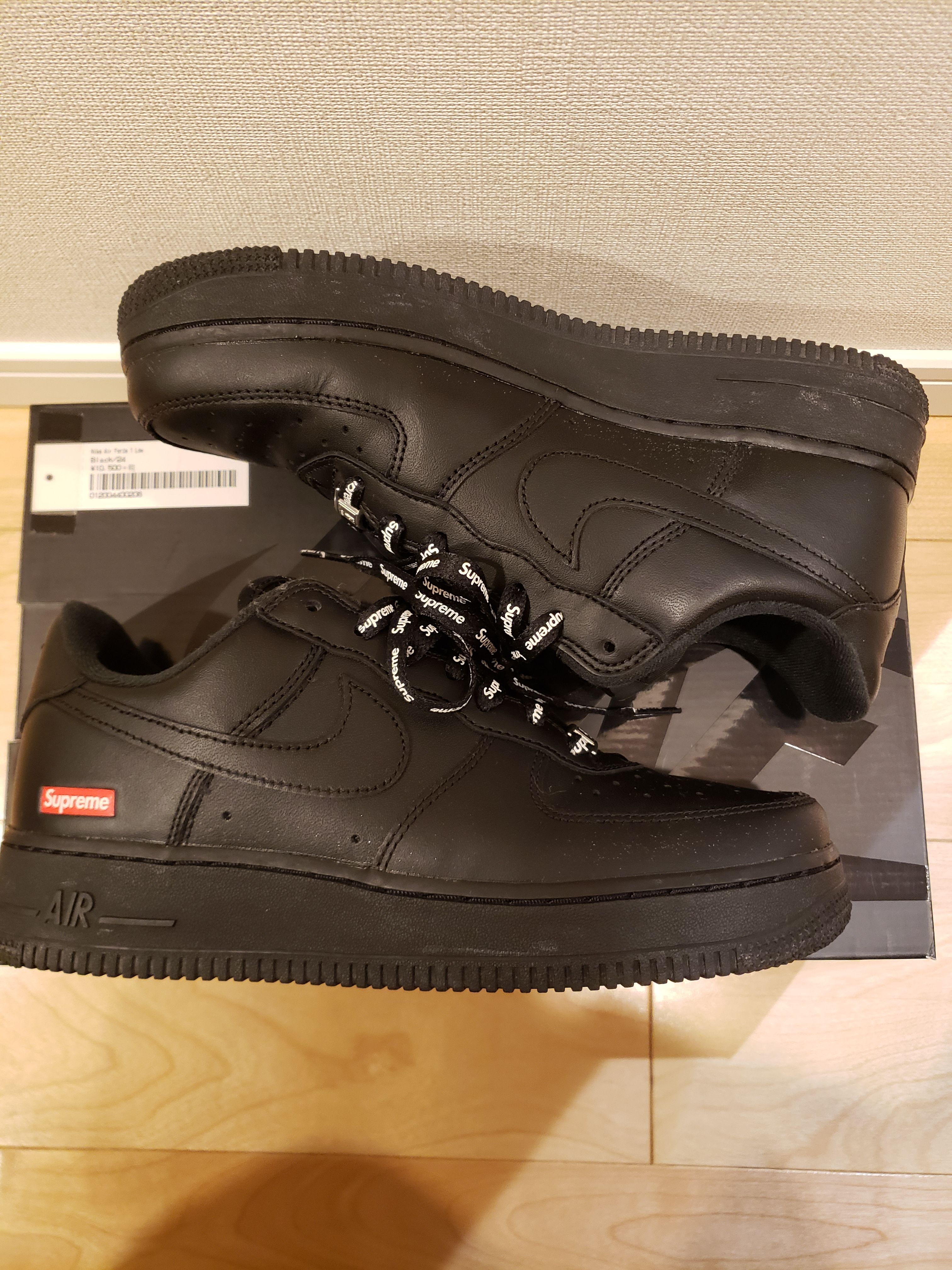 Supreme × Nike Air Force 1 Low "Black"