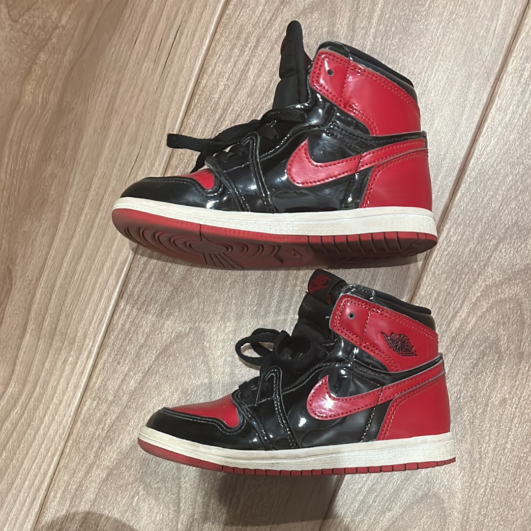 Nike TD Jordan 1 High OG "Patent Bred"