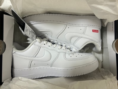 Supreme × Nike Air Force 1 Low "White"
