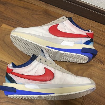 sacai × Nike Zoom Cortez "White and University Red"