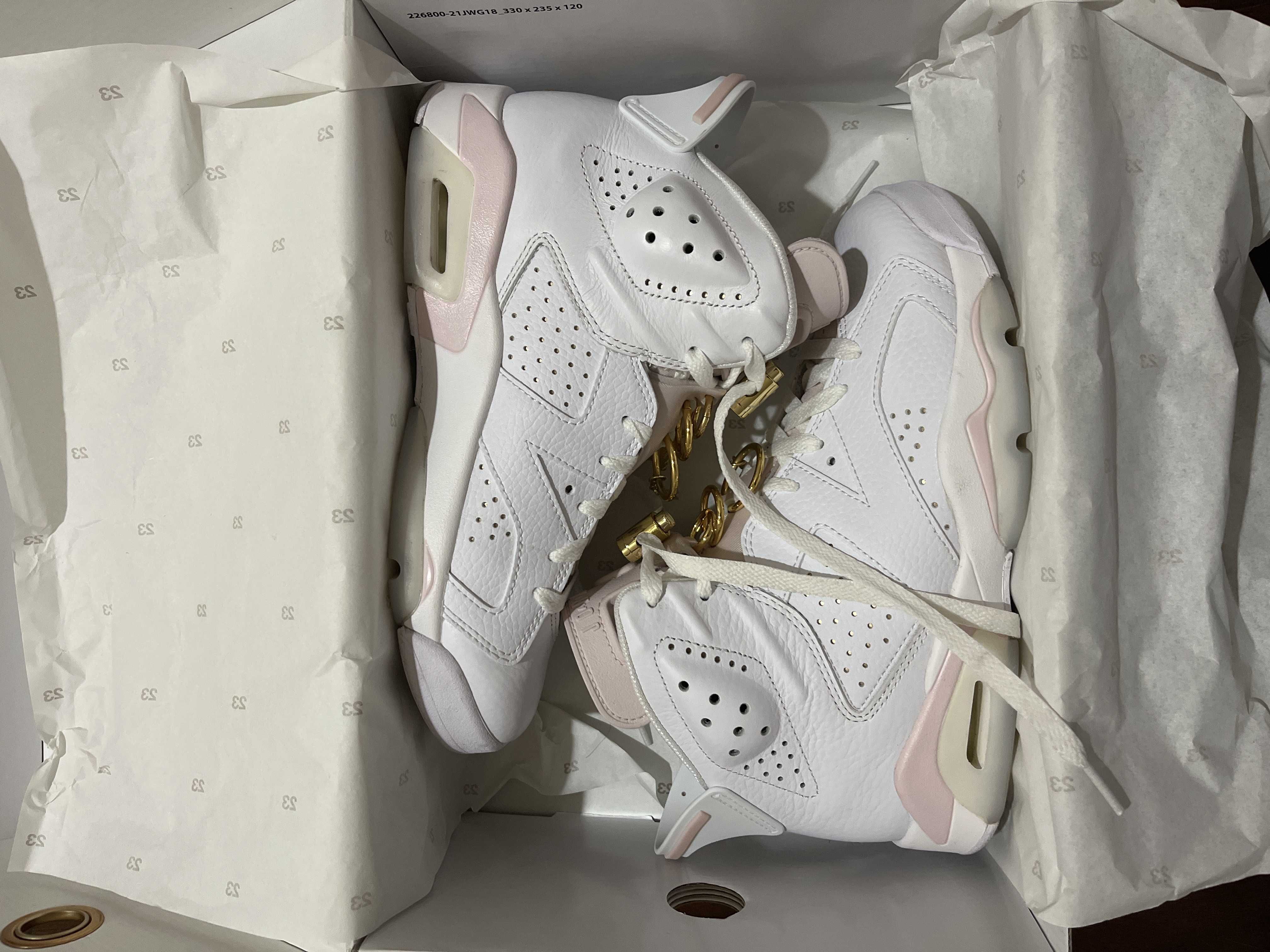 Nike Women's Air Jordan 6 "Gold Hoops"