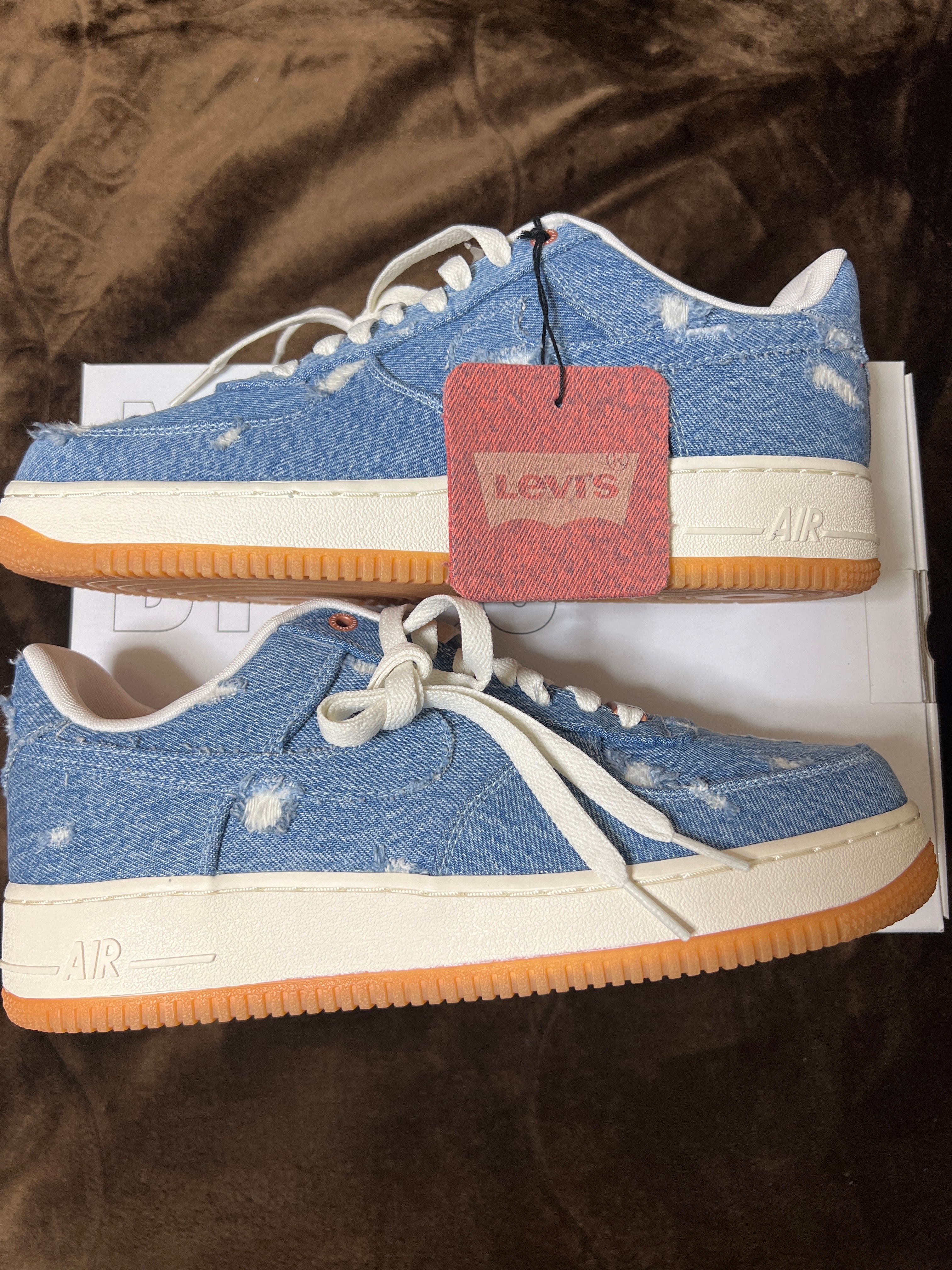 Levi’s®︎ × Nike Air Force 1 Low "White/Denim" (Nike By You)