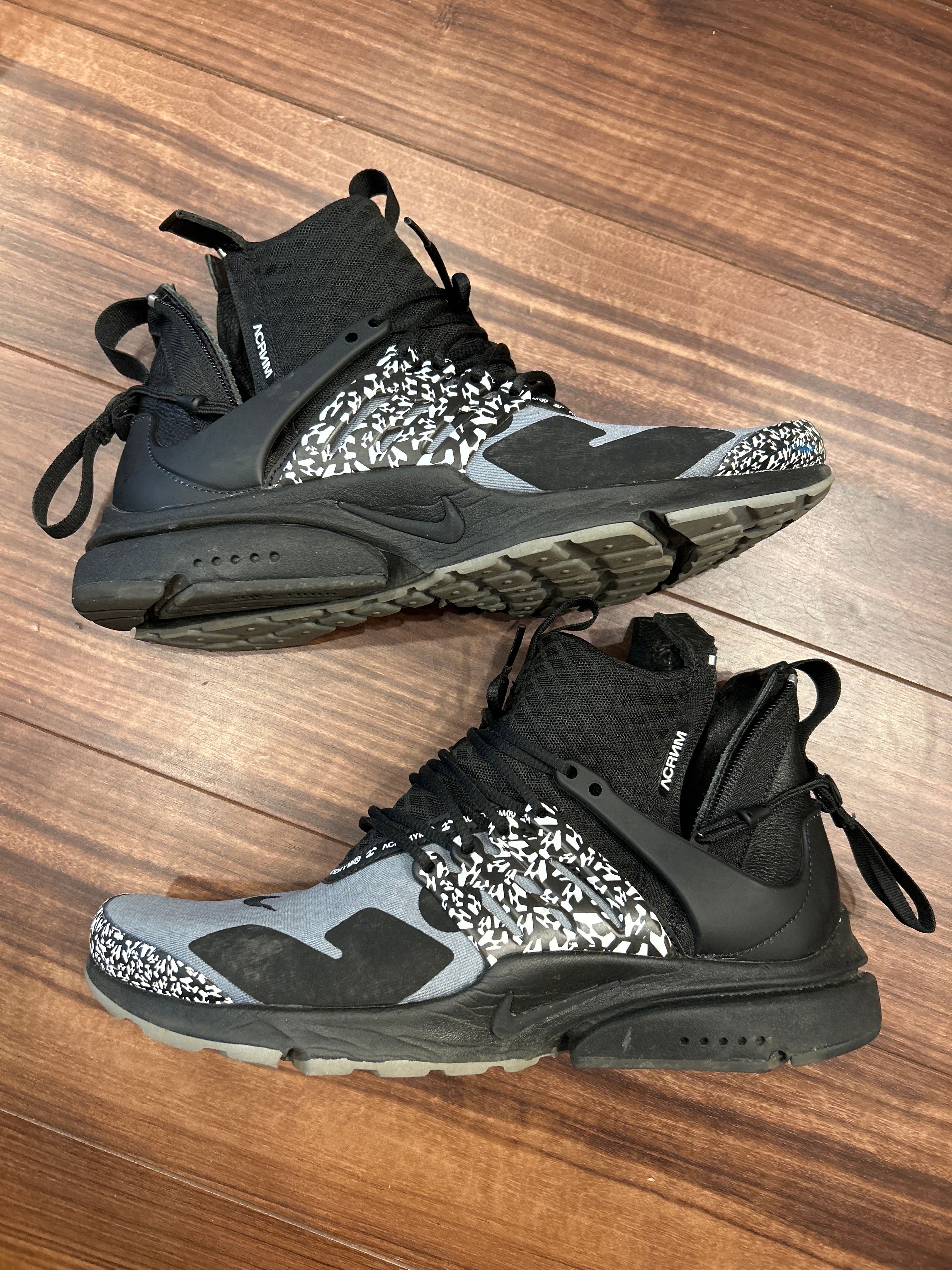 ACRONYM × Nike Air Presto Mid "Cool Grey/Black"