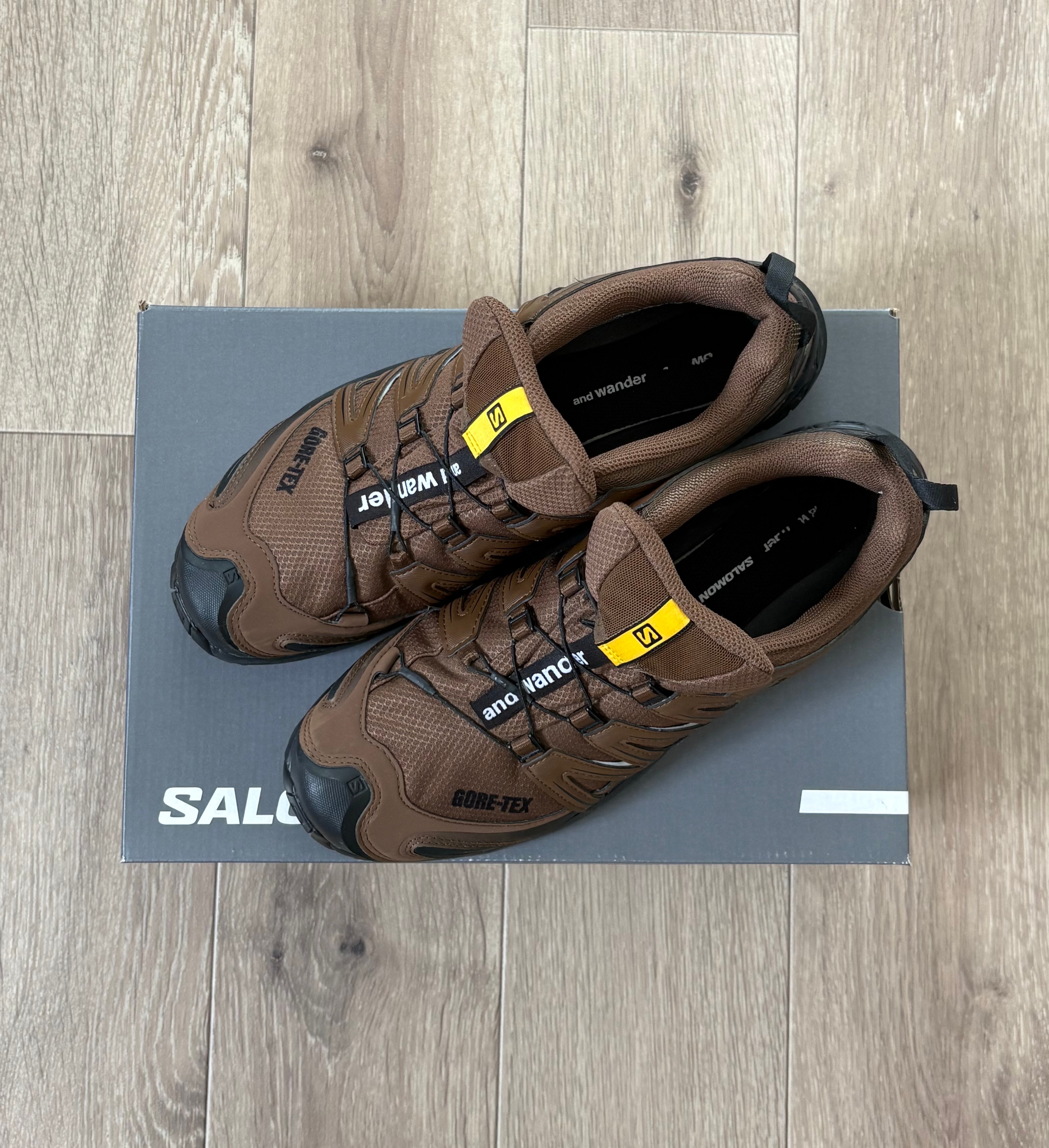and wander × Salomon XA Pro 3D GORE-TEX "Brown"
