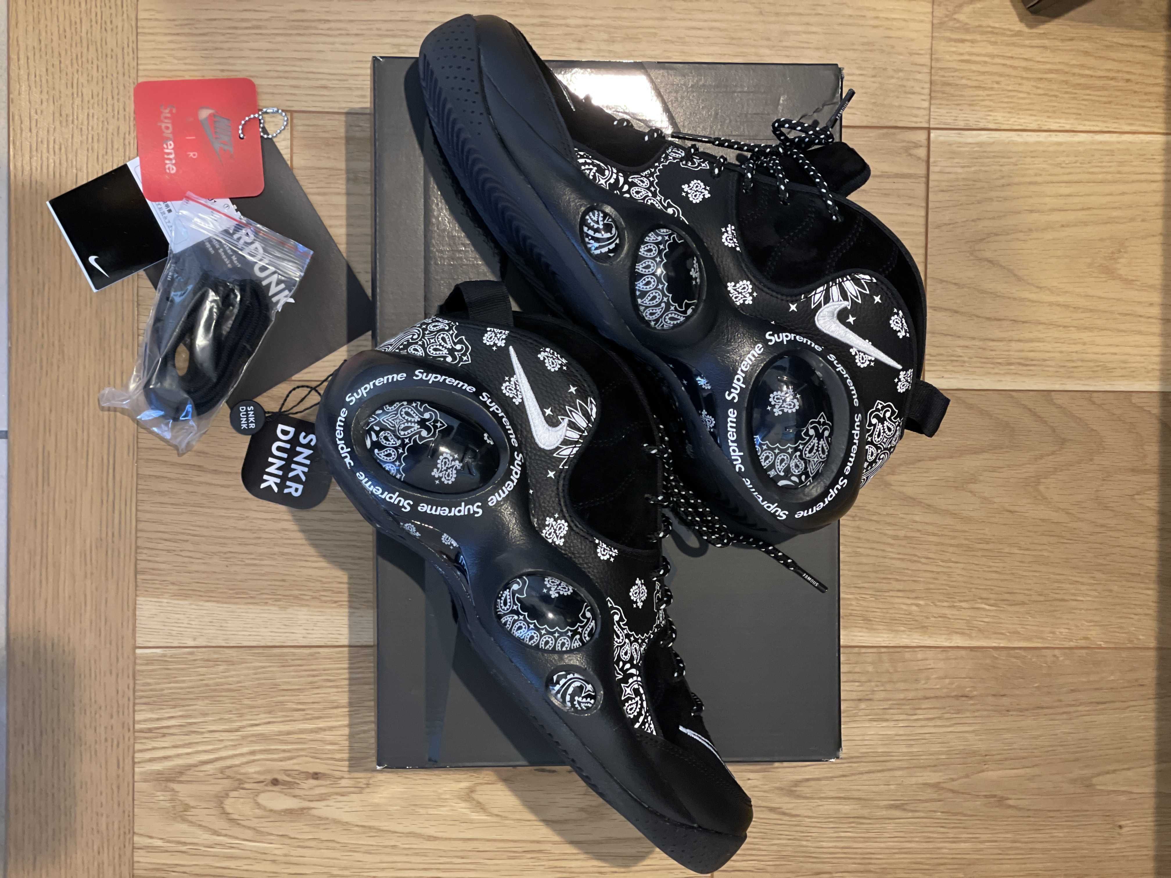 Supreme × Nike Air Zoom Flight 95 SP "Black/White"