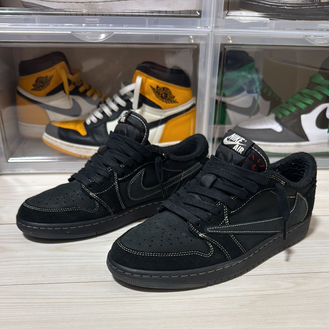 Travis Scott × Nike Air Jordan 1 Low OG SP "Black Phantom"