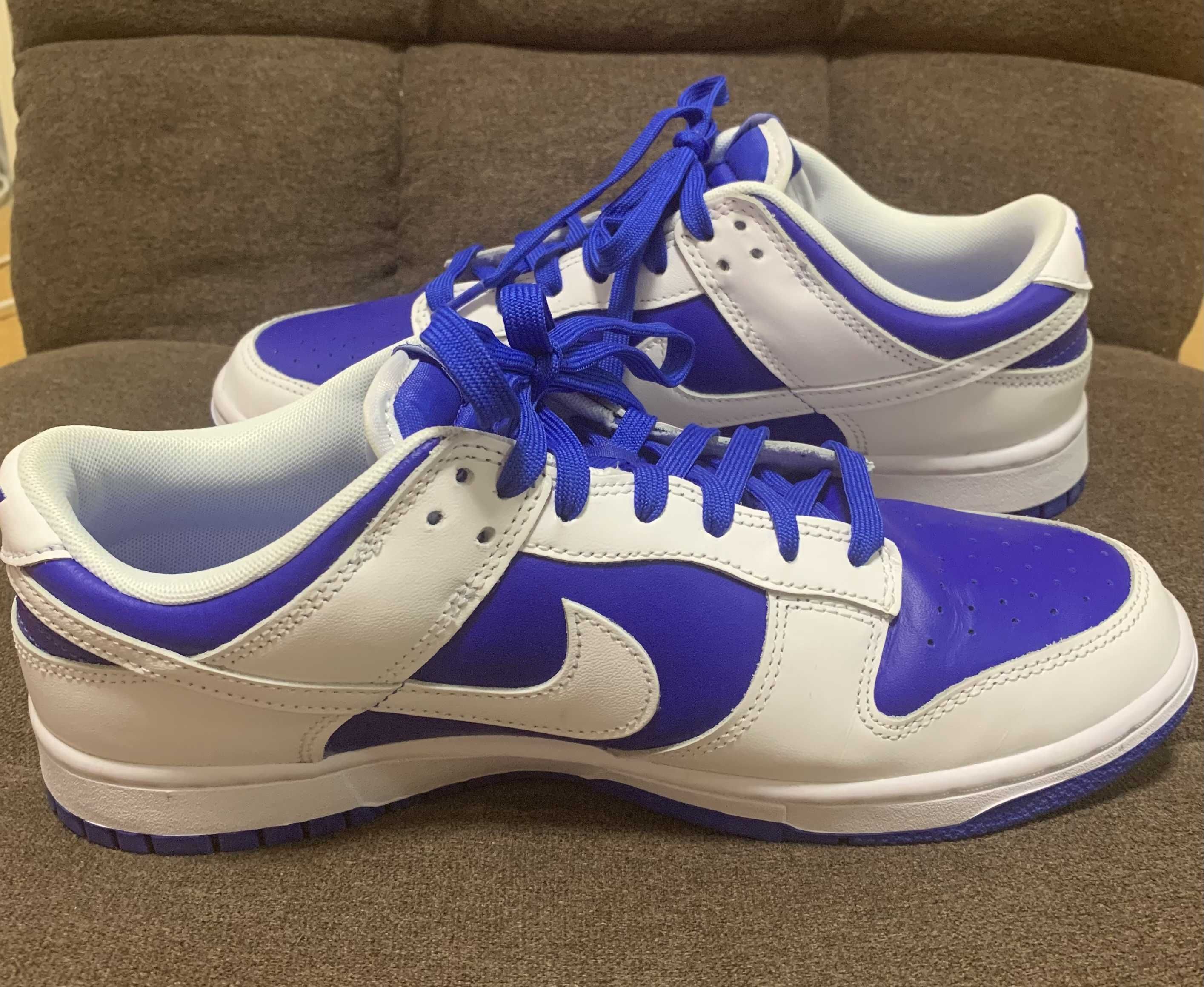 Nike Dunk Low Retro "Racer Blue and White"