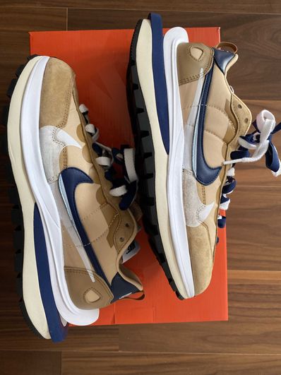 Sacai × Nike Vapor Waffle "Sesame And Blue Void"