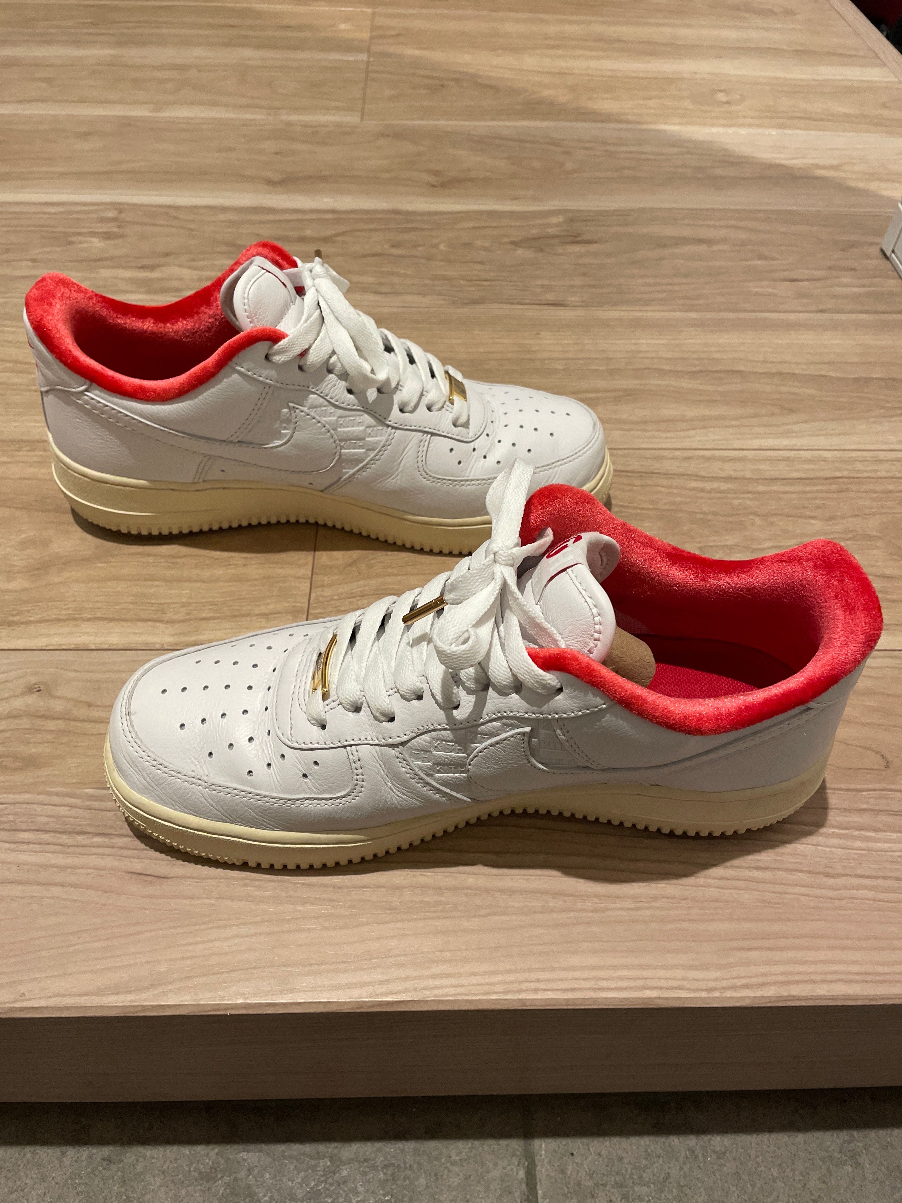 KITH × Nike Air Force 1 Low "White/Red"
