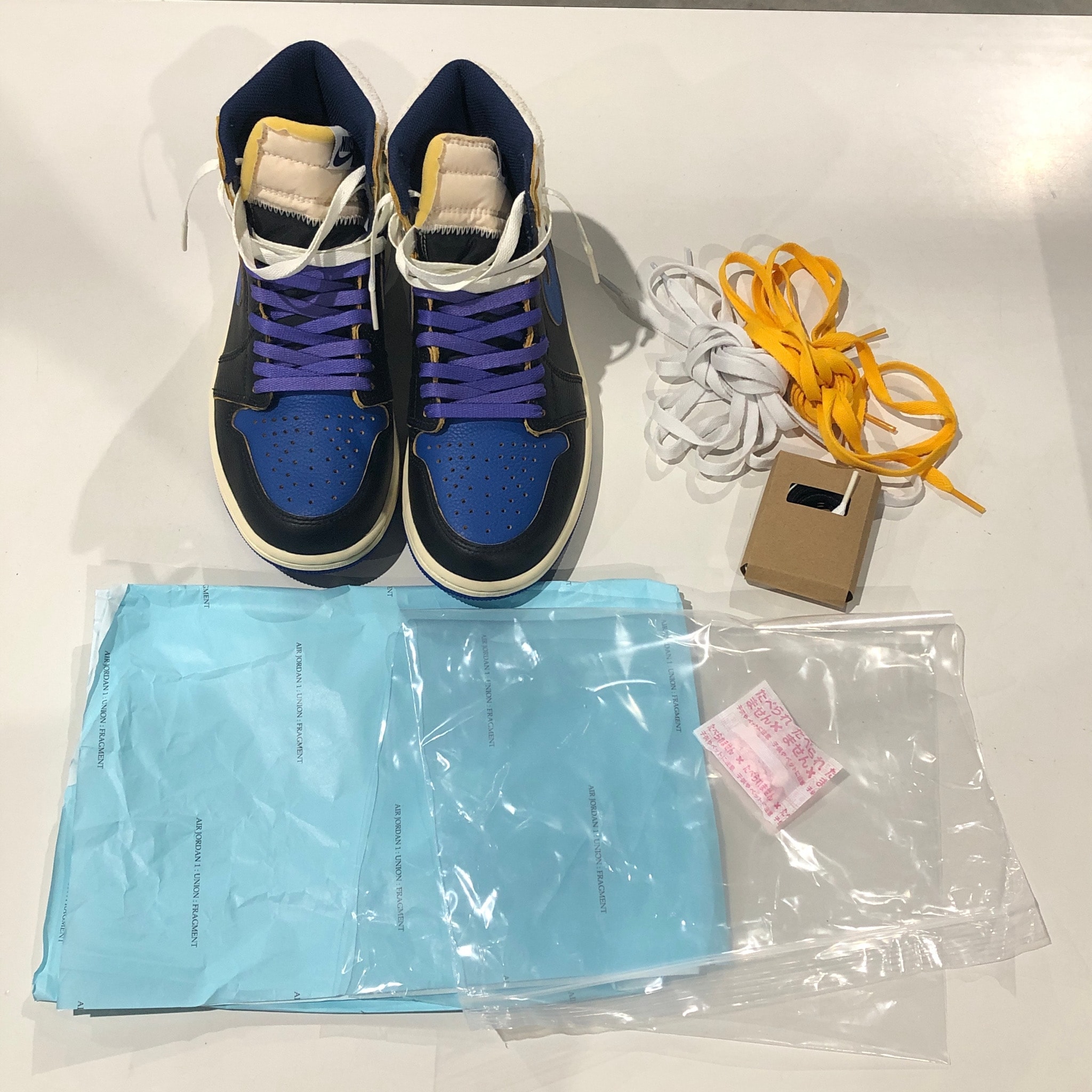 fragment design × UNION × Nike Air Jordan 1 High OG "Sport Royal"