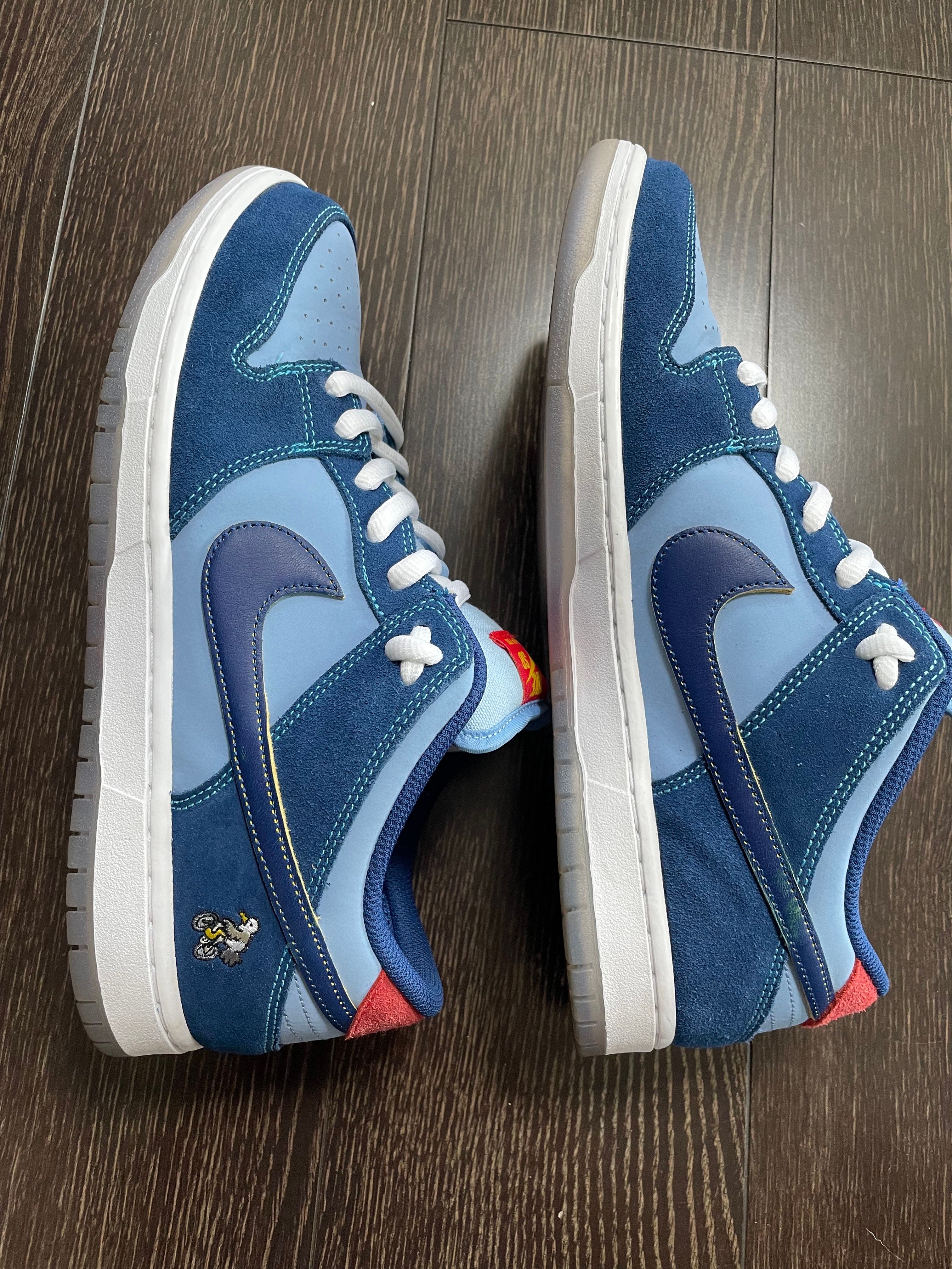 Why So Sad? × Nike SB Dunk Low "Coastal Blue/Speed Yellow-University Red"