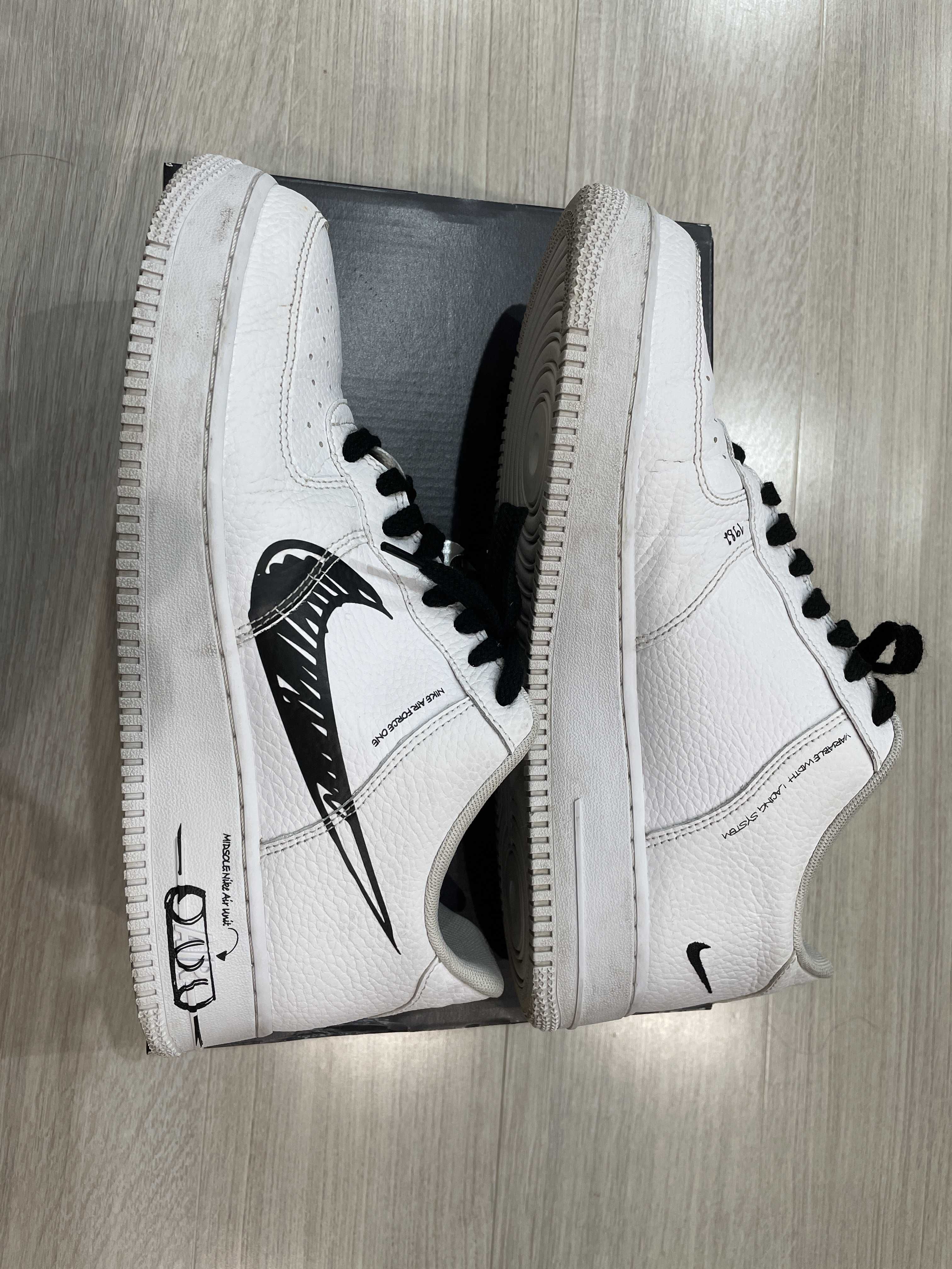 Nike Air Force 1 Low LV8 Utility "Black Sketch"