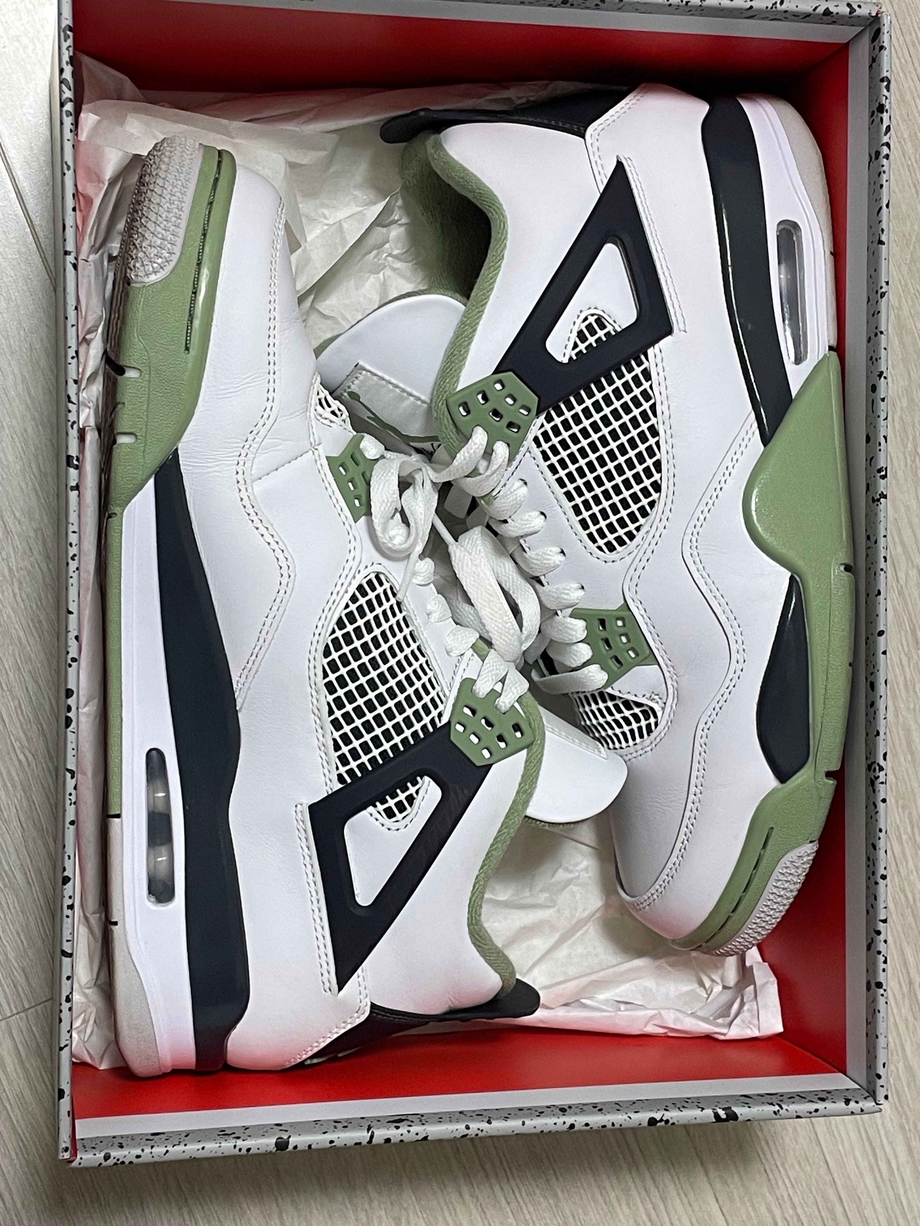 Nike Women's Air Jordan 4 "Oil Green"