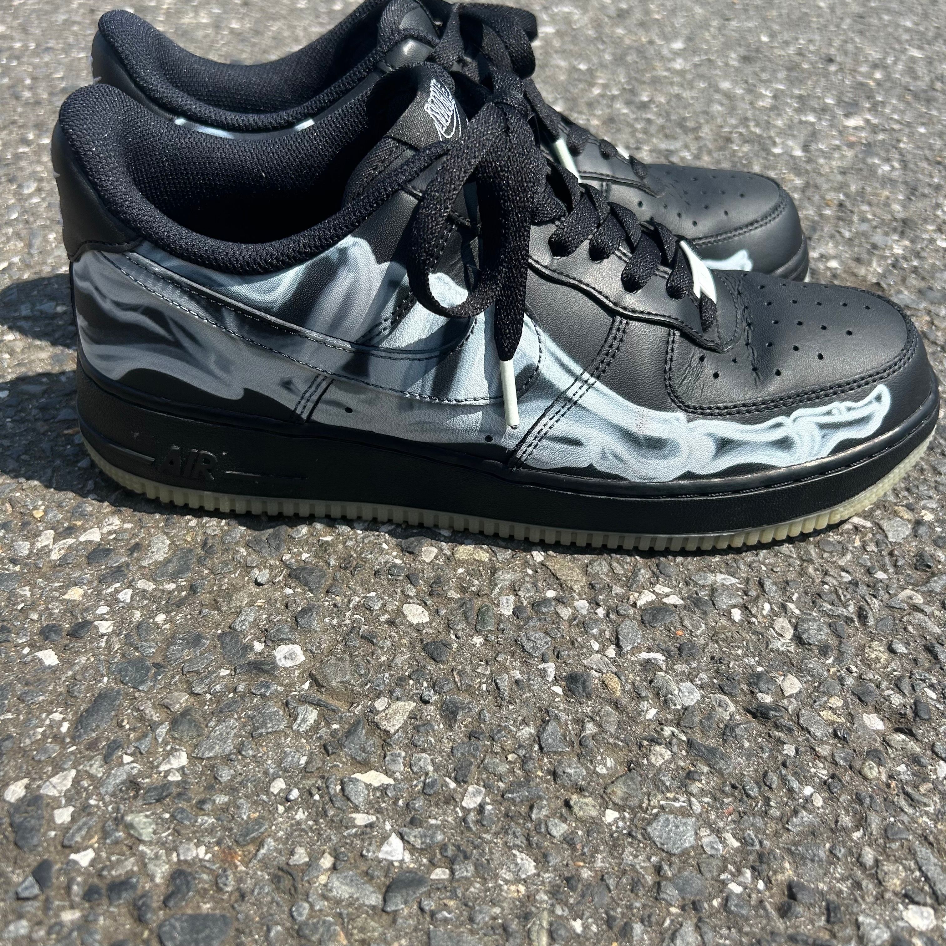 Nike Air Force 1 Low "Black Skeleton"