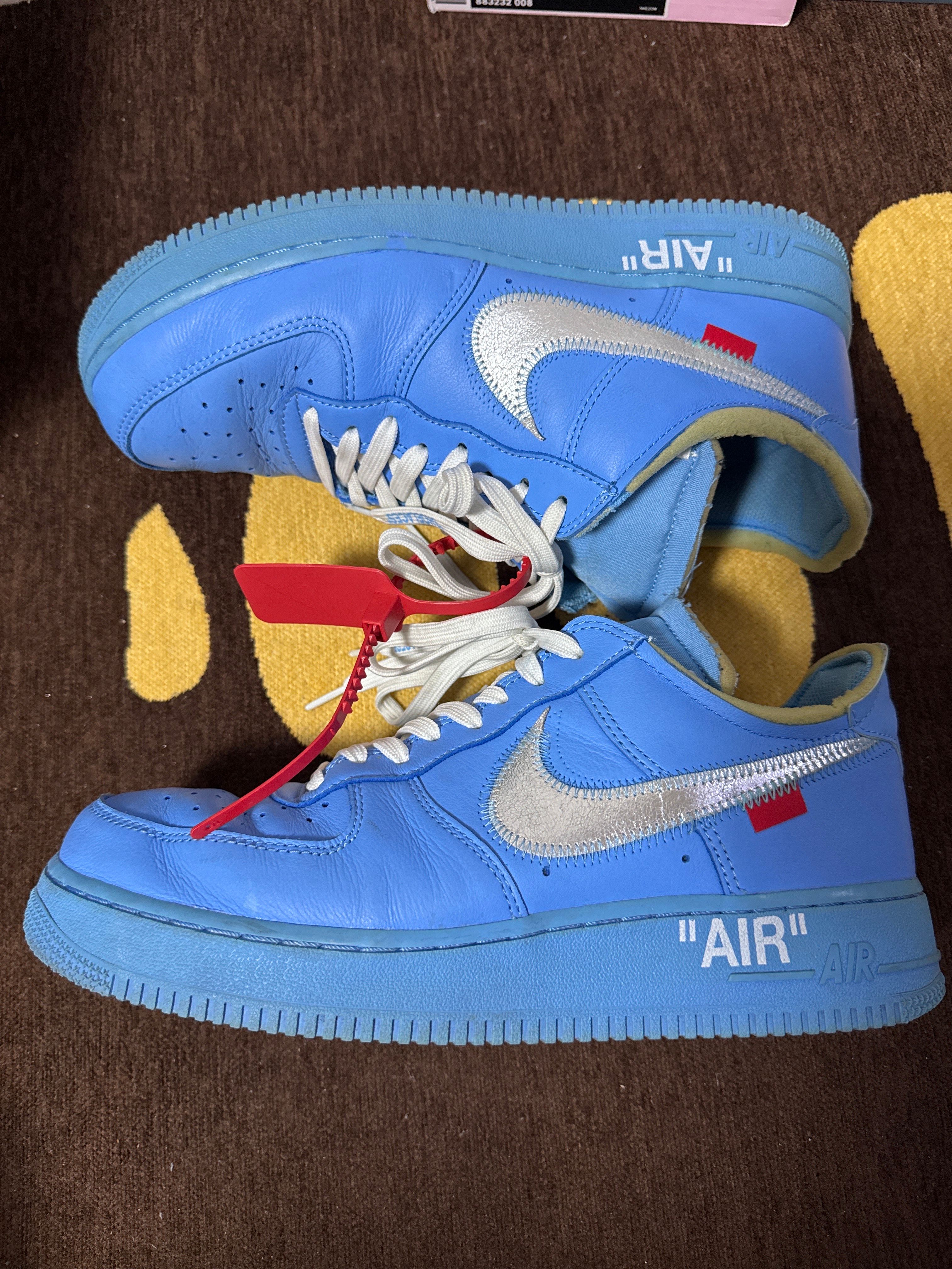 Off-White × Nike Air Force 1 Low "MCA University Blue"
