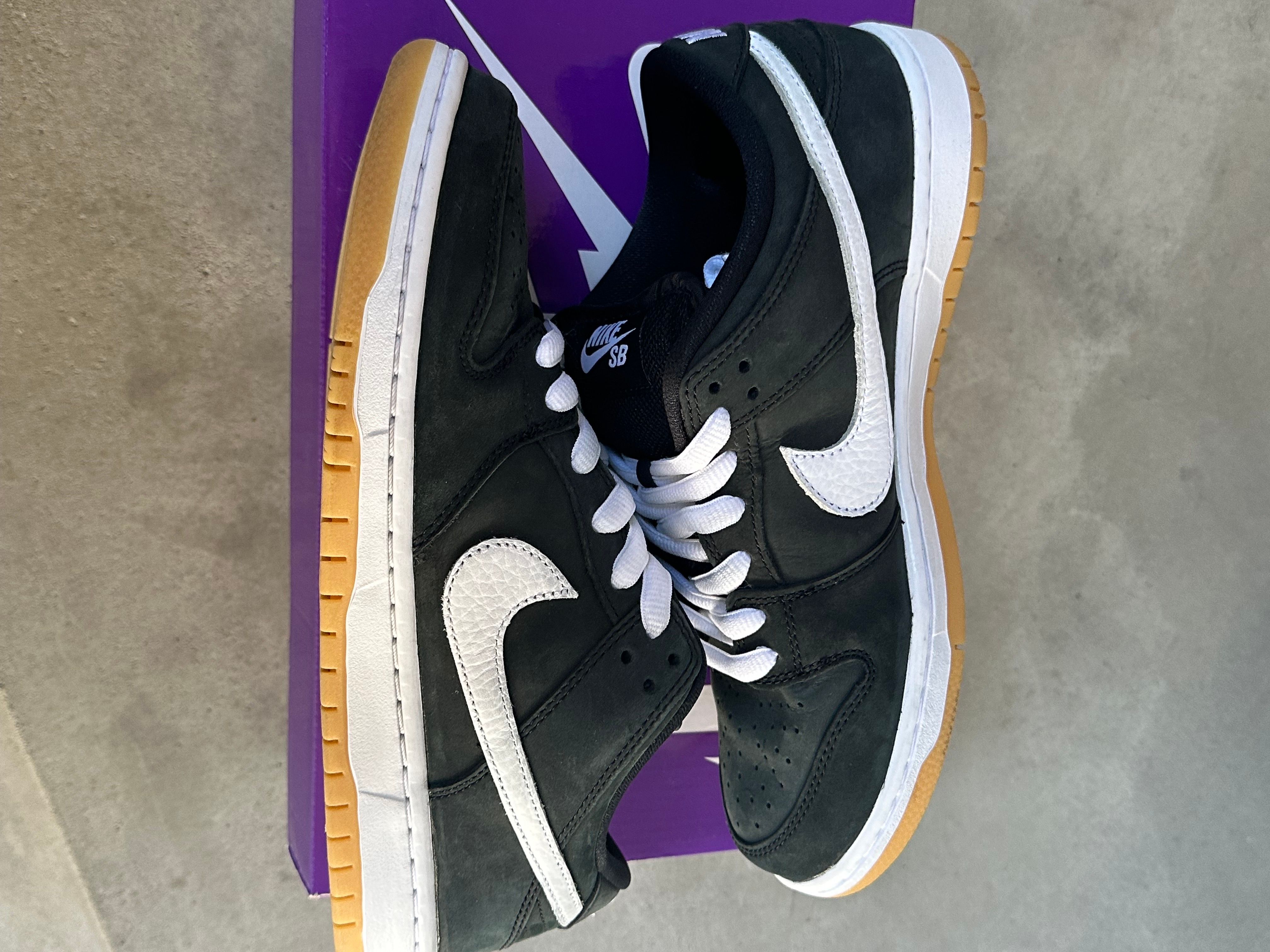 Nike SB Dunk Low Pro "Black/WhiteBlack-Gum Light Brown"