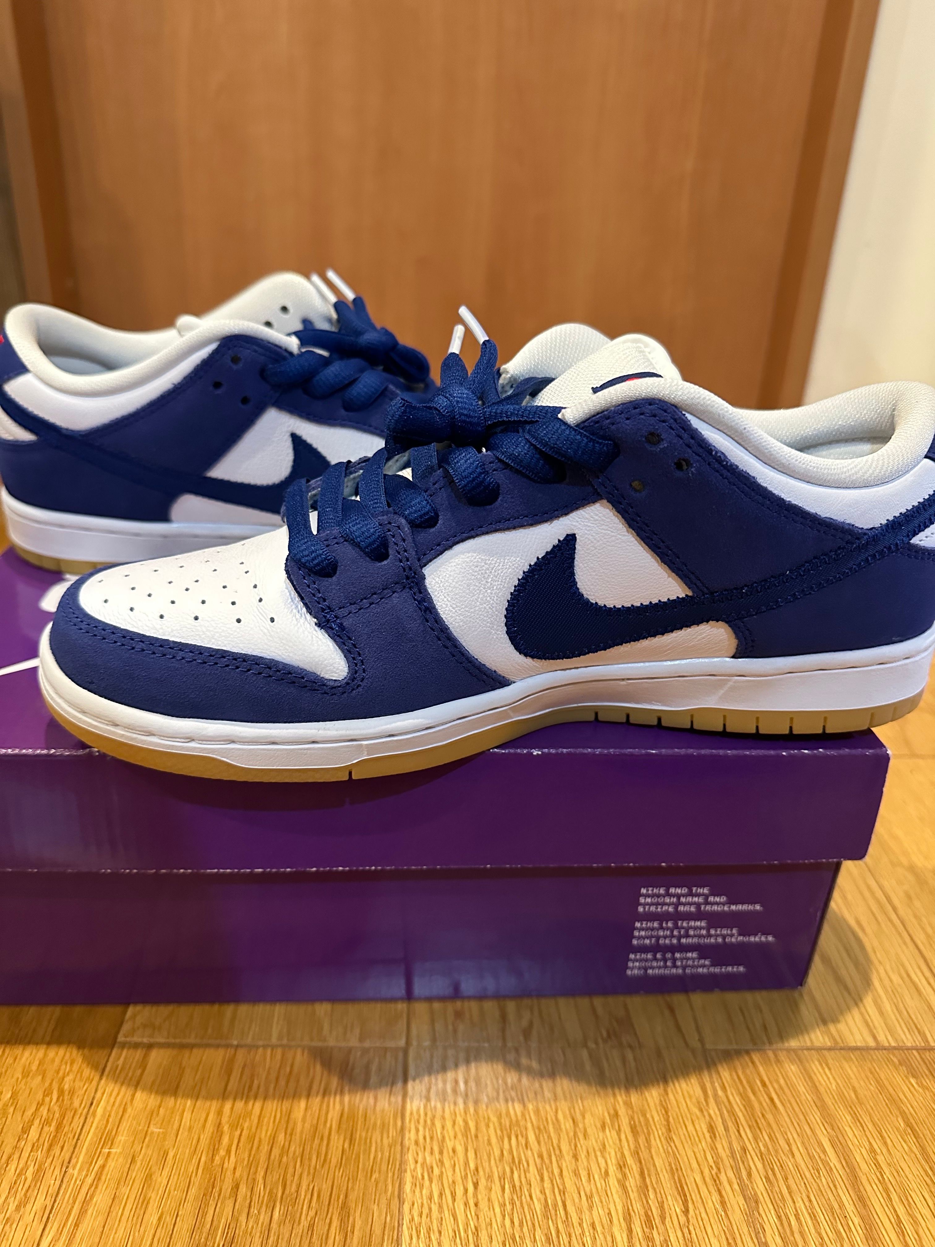 Nike SB Dunk Low "Los Angeles Dodgers/Deep Royal Blue"