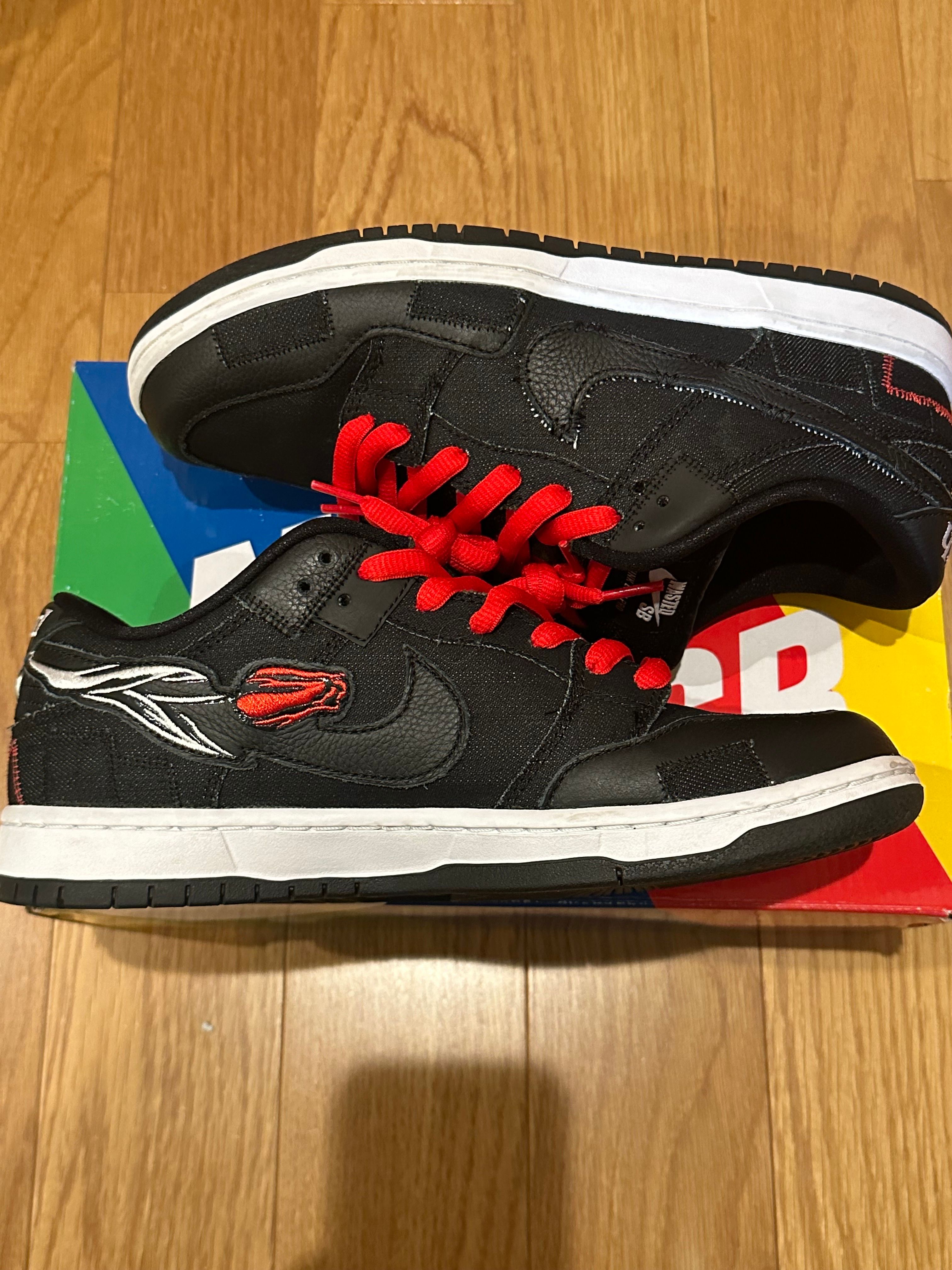 Wasted Youth × Nike SB Dunk Low "Black Denim" / VERDY