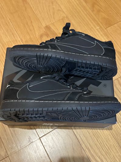 Travis Scott × Nike Air Jordan 1 Low OG SP "Black Phantom"