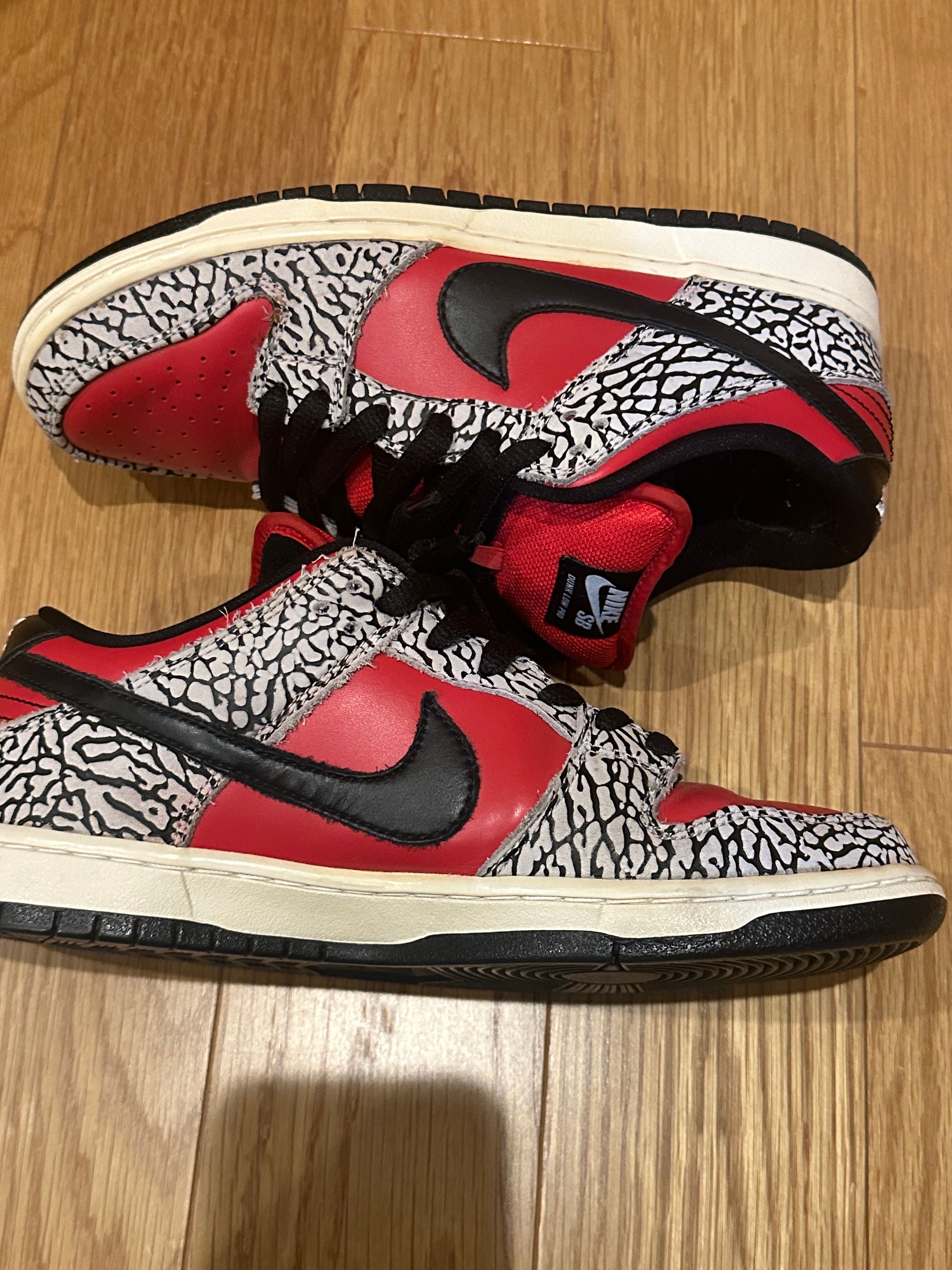 Supreme × Nike SB Dunk Low "Red Cement"(2012)