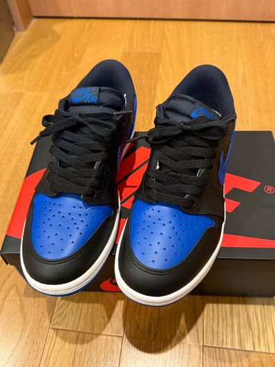 Nike Air Jordan 1 Low '85 "Black and Royal Blue"