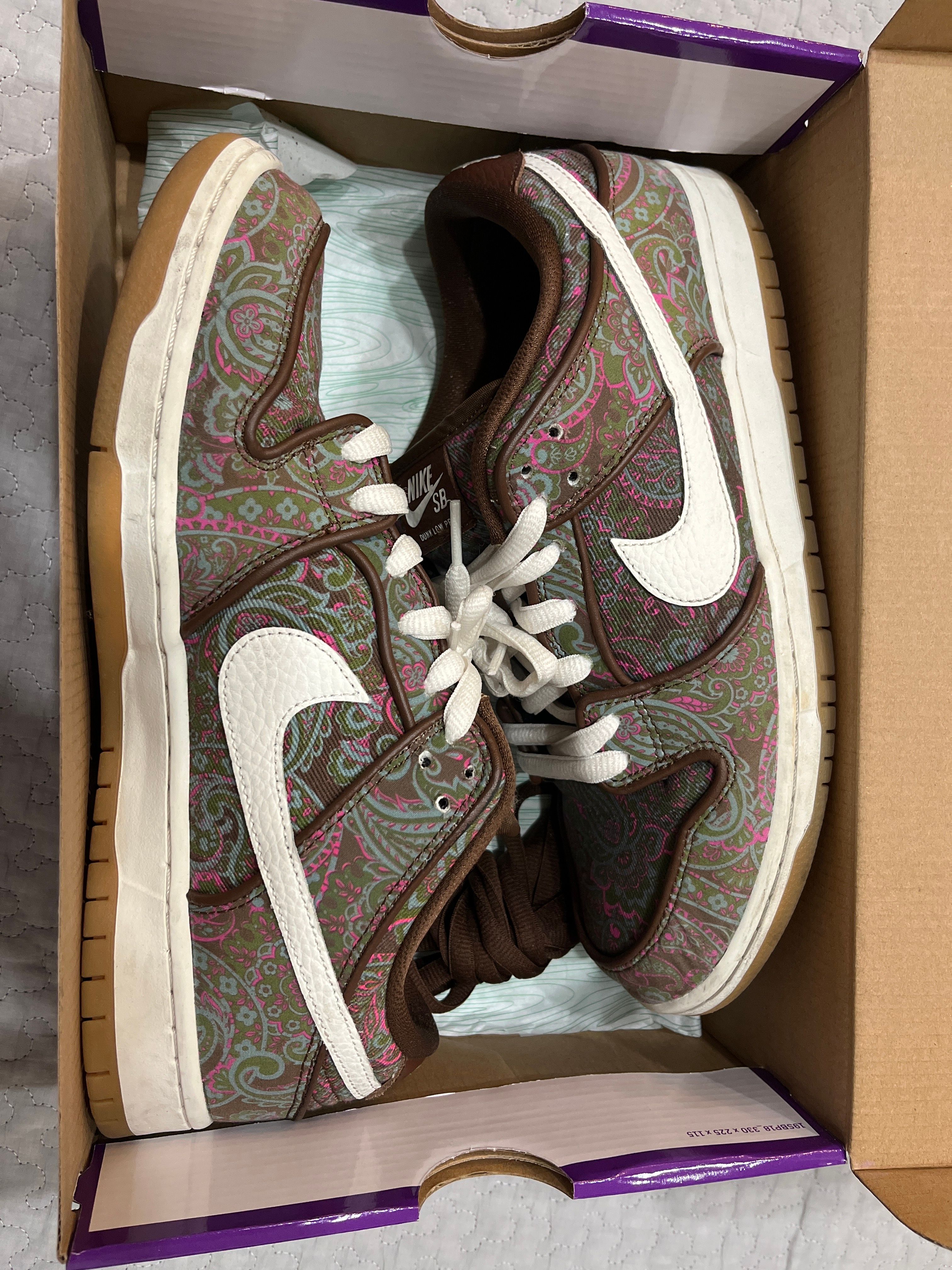 Nike SB Dunk Low PRM "Brown Paisley"
