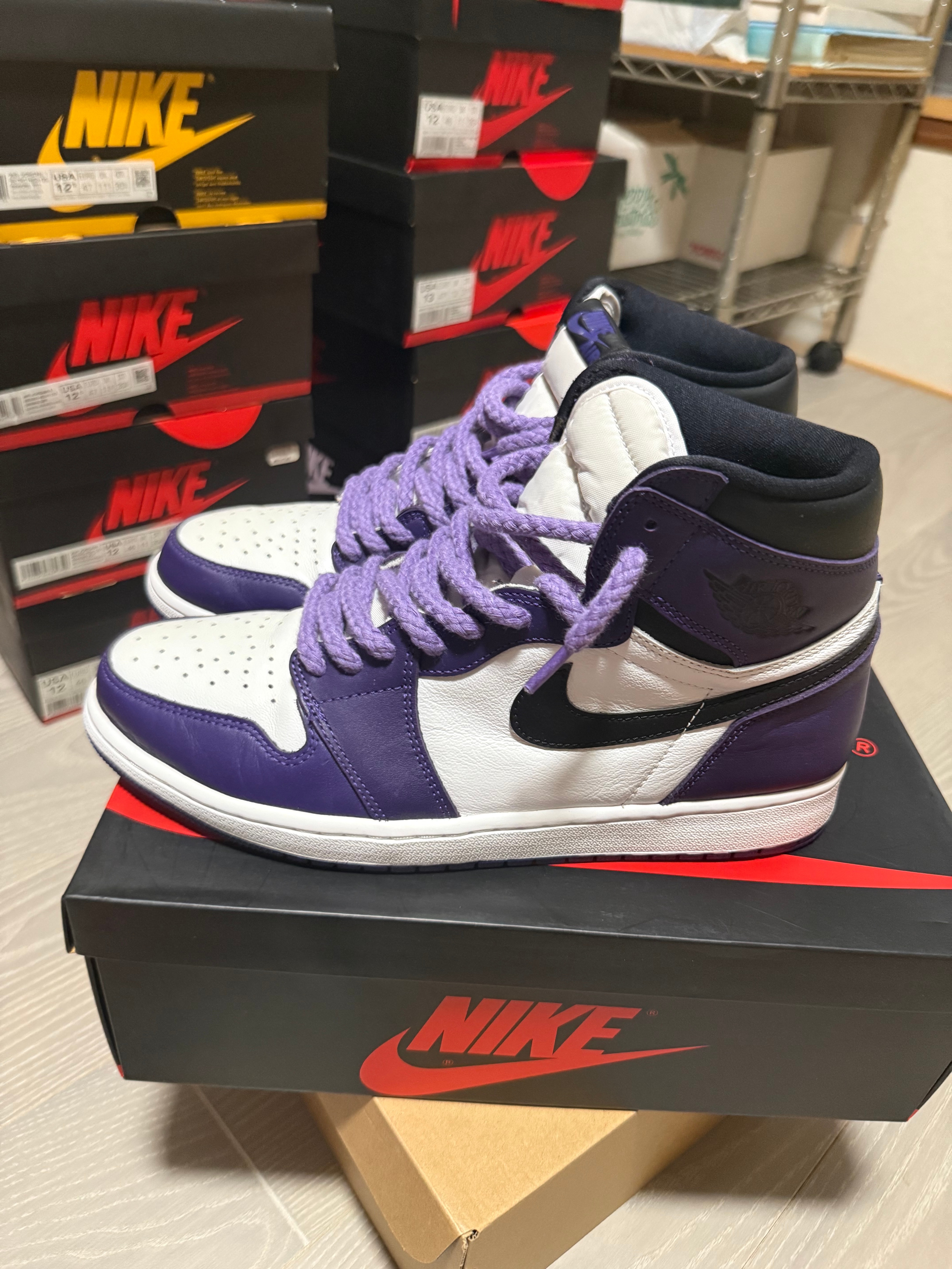 Nike Air Jordan 1 Retro High OG "Court Purple White/Black" (2020)   