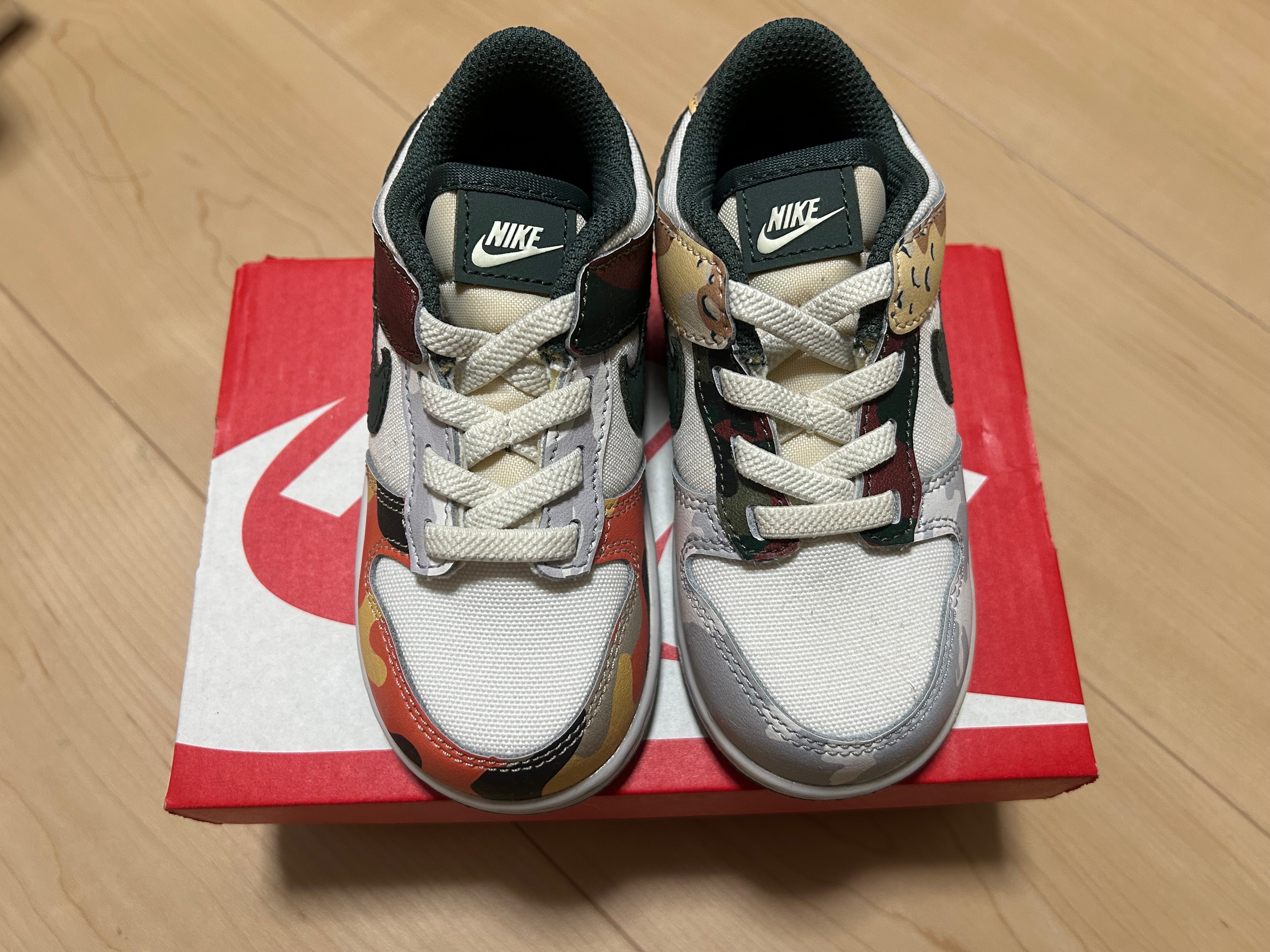Nike TD Dunk Low SE "Sail/Multi/Camo"