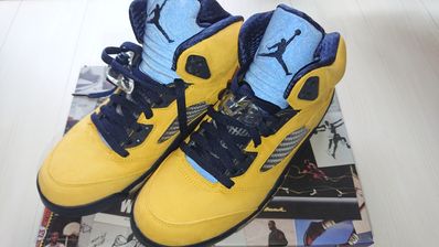 NIKE AIR JORDAN 5 "MICHIGAN"