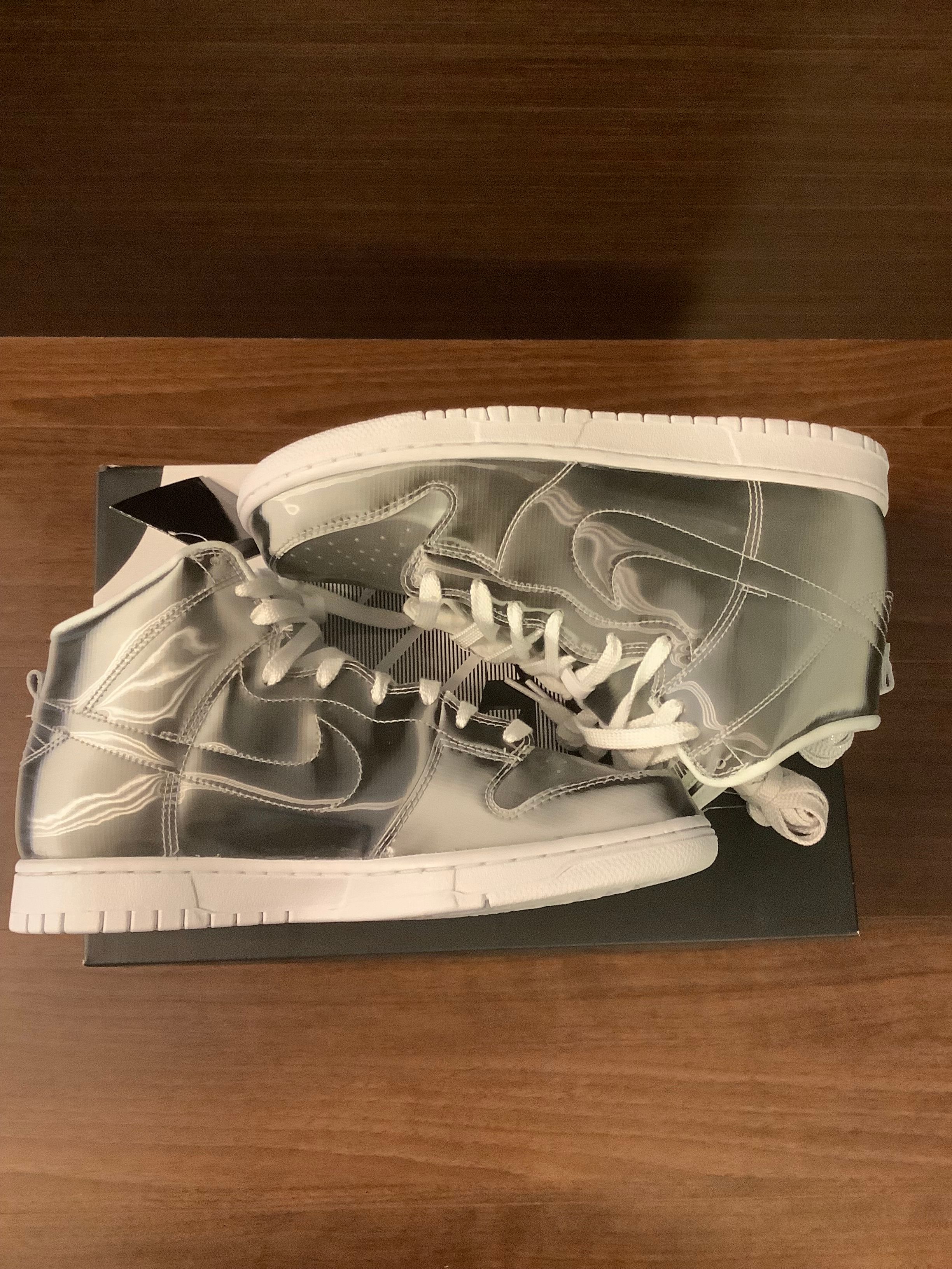 CLOT × Nike Dunk High "Silver/Flux"