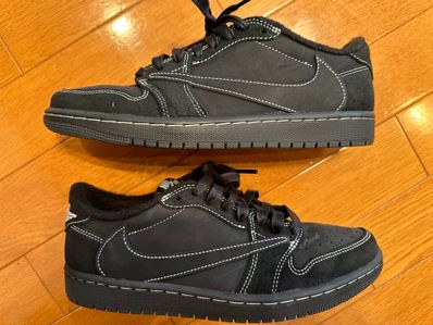 Travis Scott × Nike Air Jordan 1 Low OG SP "Black Phantom"